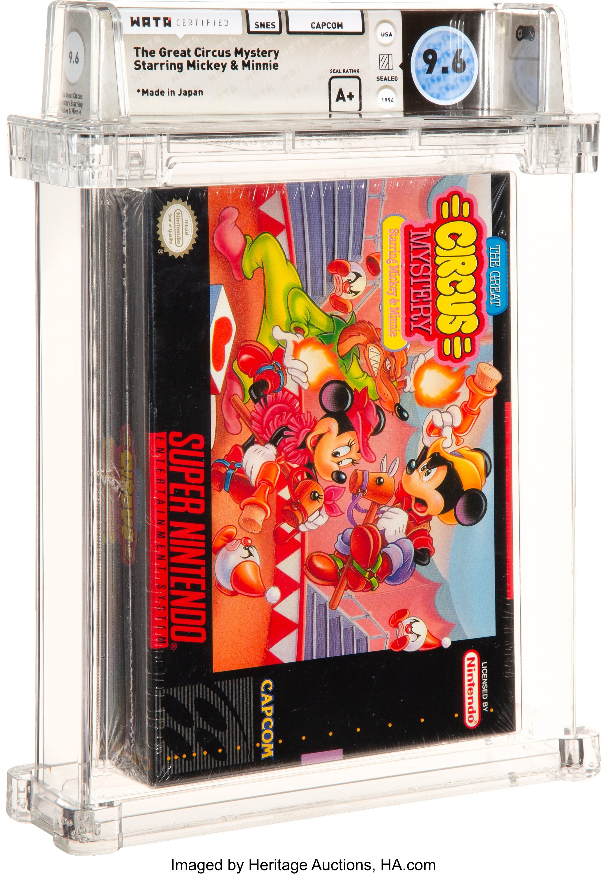 The Great Circus Mystery Starring Mickey & Minnie Super Nintendo (SNES): PSA Pop Report + Loose / CIB / Sealed Prices 2026