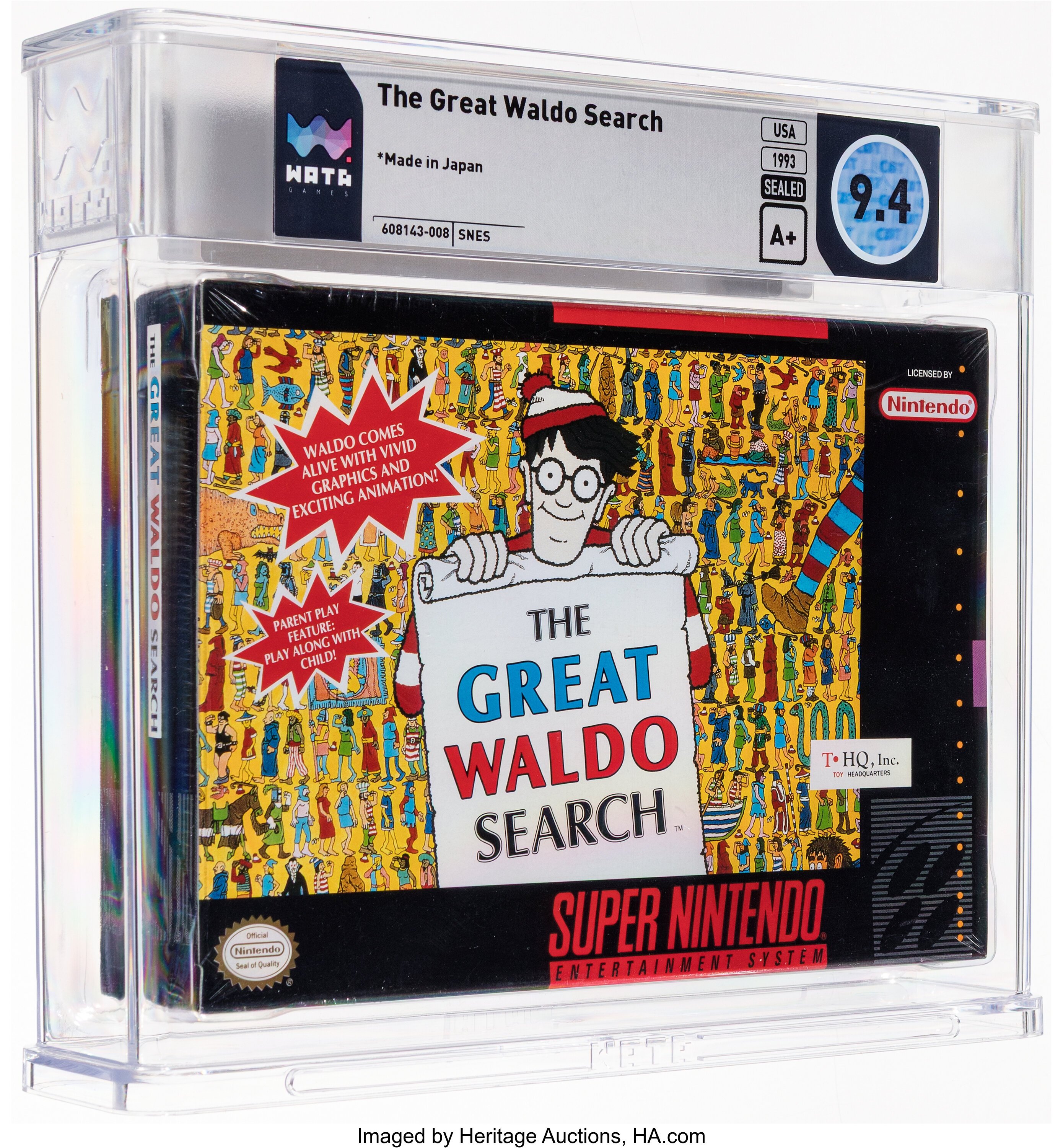 The Great Waldo Search Super Nintendo (SNES): PSA Pop Report + Loose / CIB / Sealed Prices 2026
