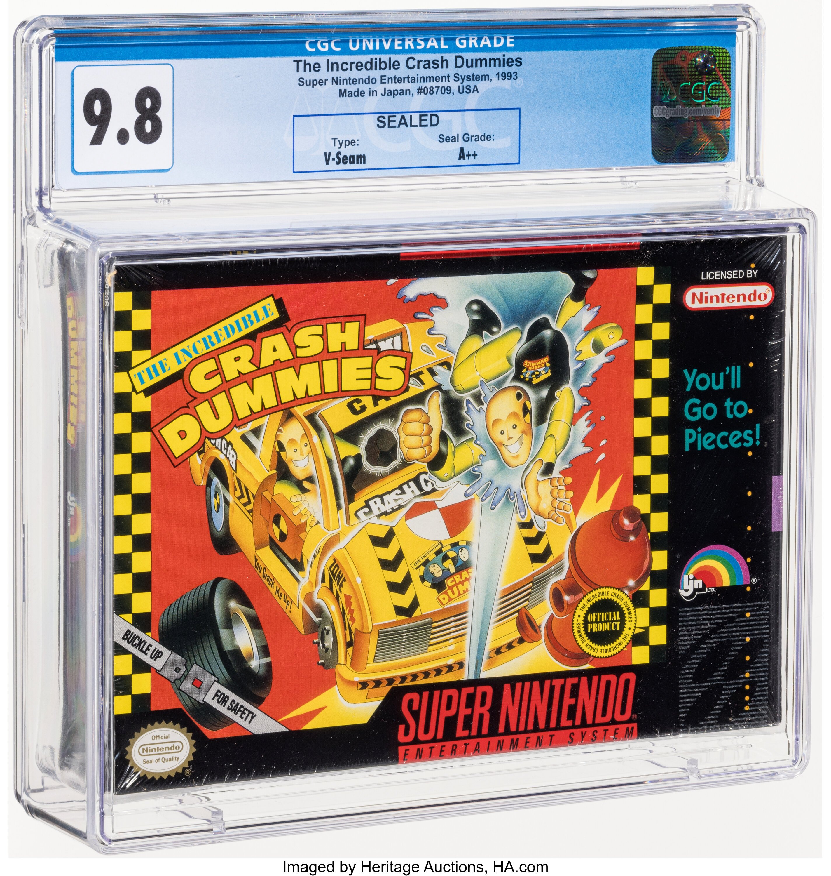 The Incredible Crash Dummies Super Nintendo (SNES): PSA Pop Report + Loose / CIB / Sealed Prices 2026