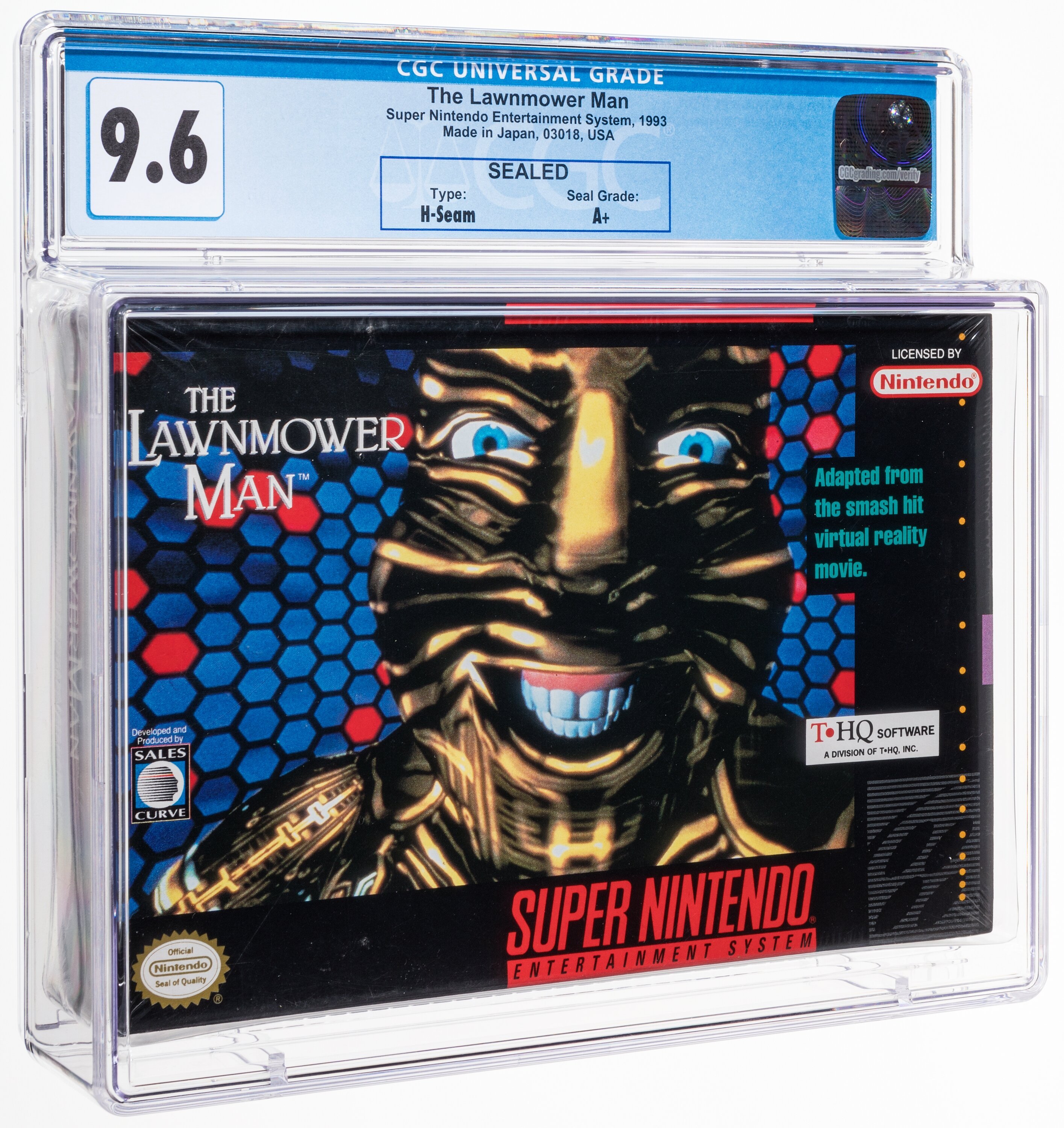The Lawnmower Man Super Nintendo (SNES): PSA Pop Report + Loose / CIB / Sealed Prices 2026