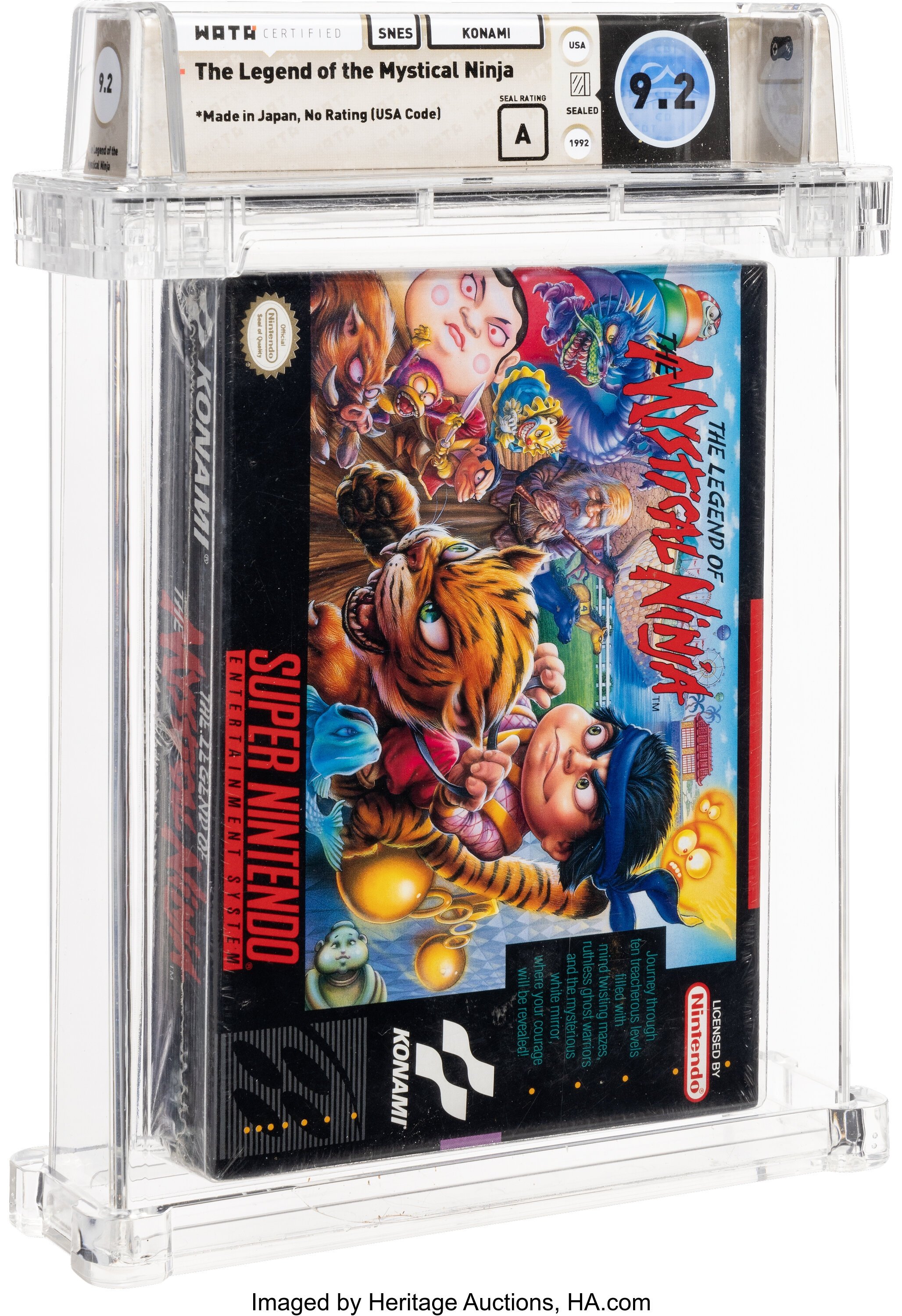 The Legend of the Mystical Ninja Super Nintendo (SNES): PSA Pop Report + Loose / CIB / Sealed Prices 2026