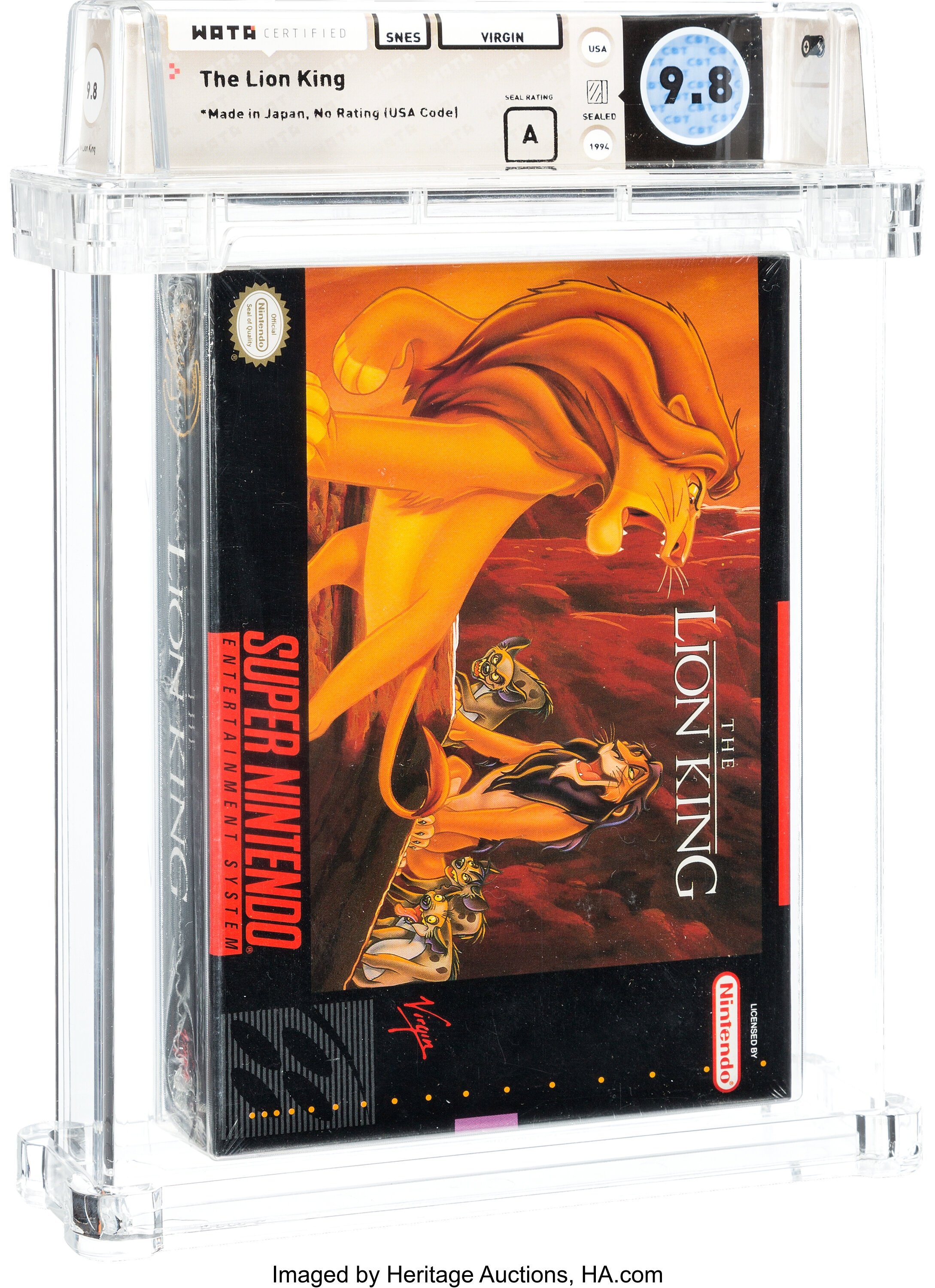 The Lion King Super Nintendo (SNES): PSA Pop Report + Loose / CIB / Sealed Prices 2026