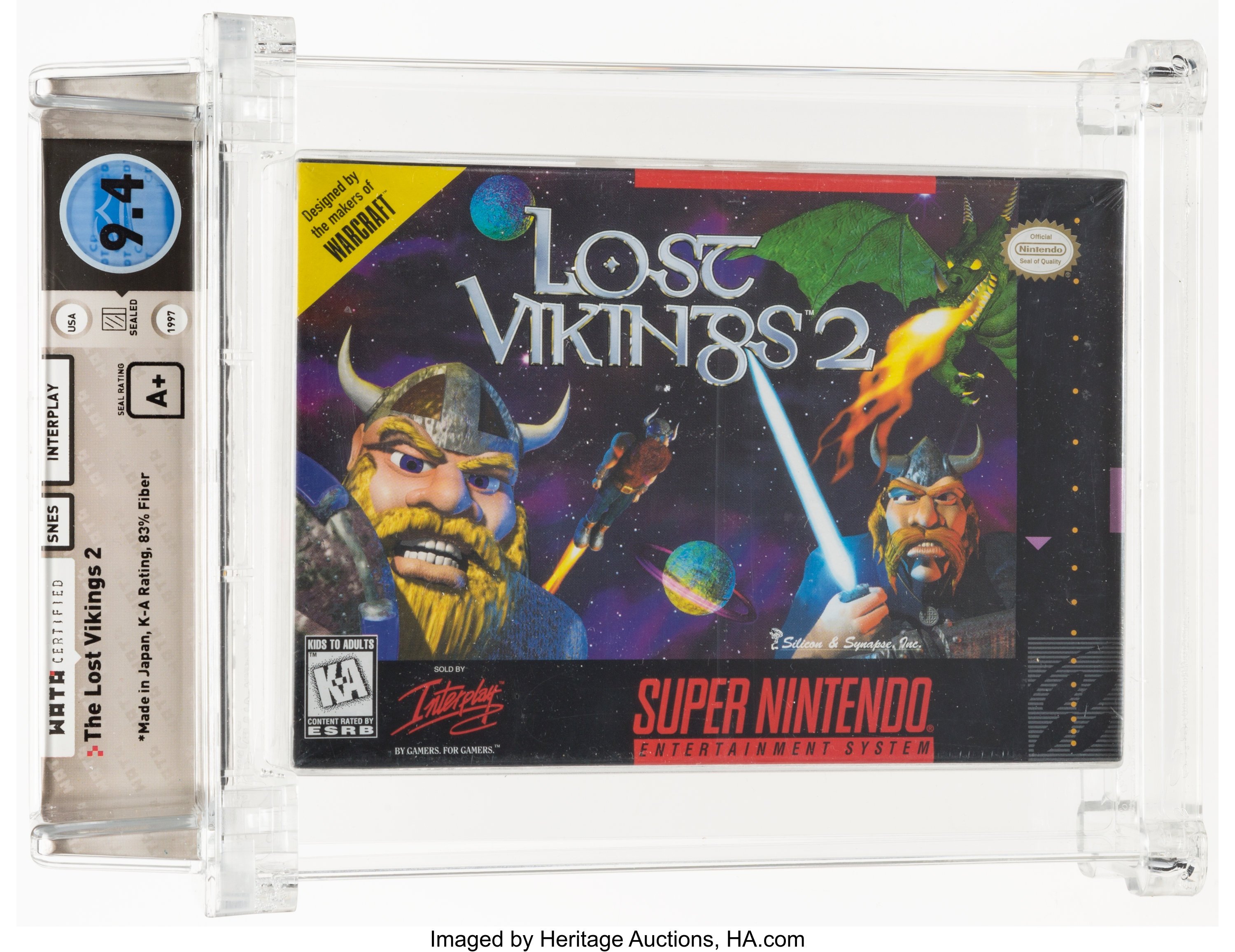 The Lost Vikings Super Nintendo (SNES): PSA Pop Report + Loose / CIB / Sealed Prices 2026
