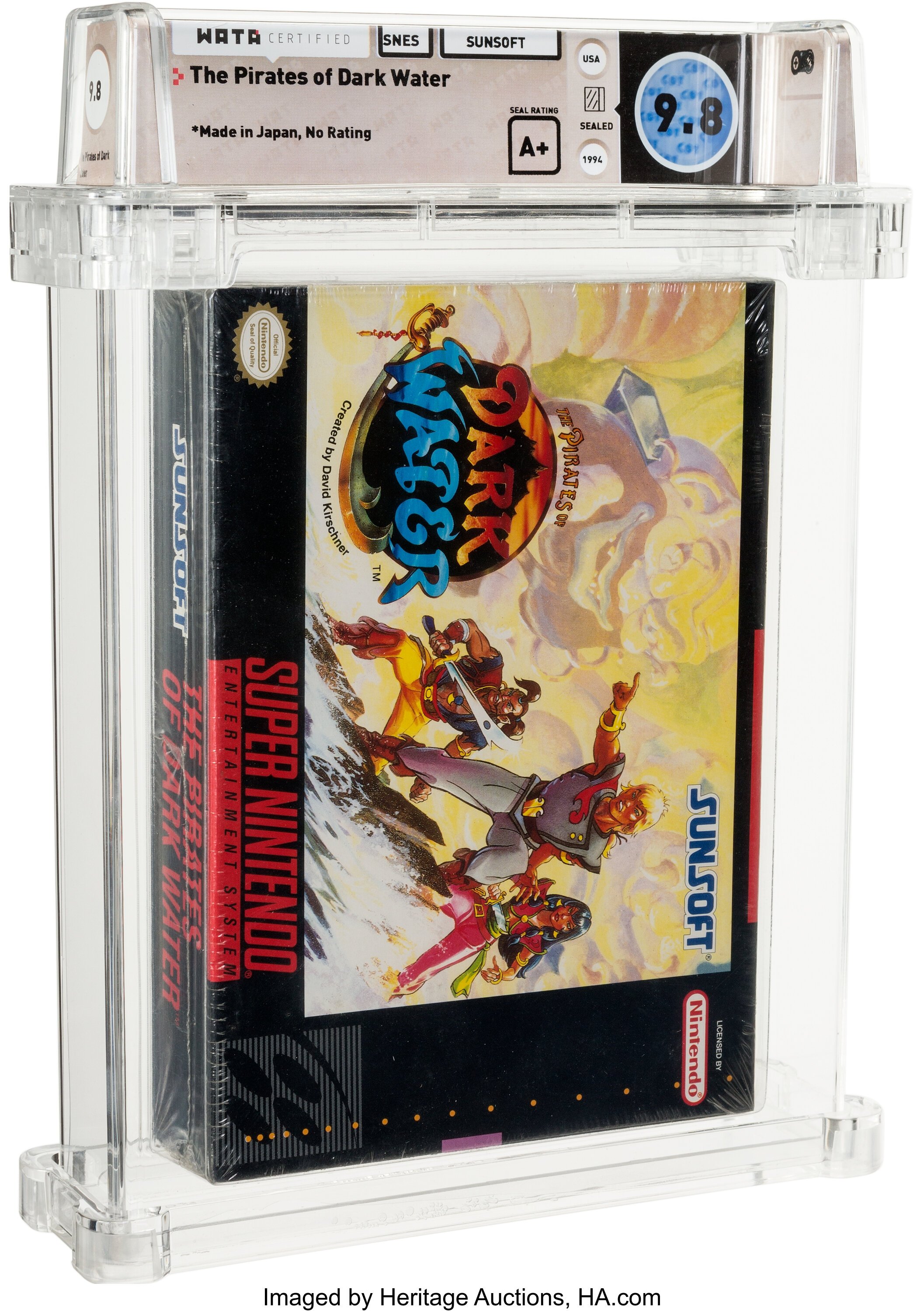 The Pirates of Dark Water Super Nintendo (SNES): PSA Pop Report + Loose / CIB / Sealed Prices 2026