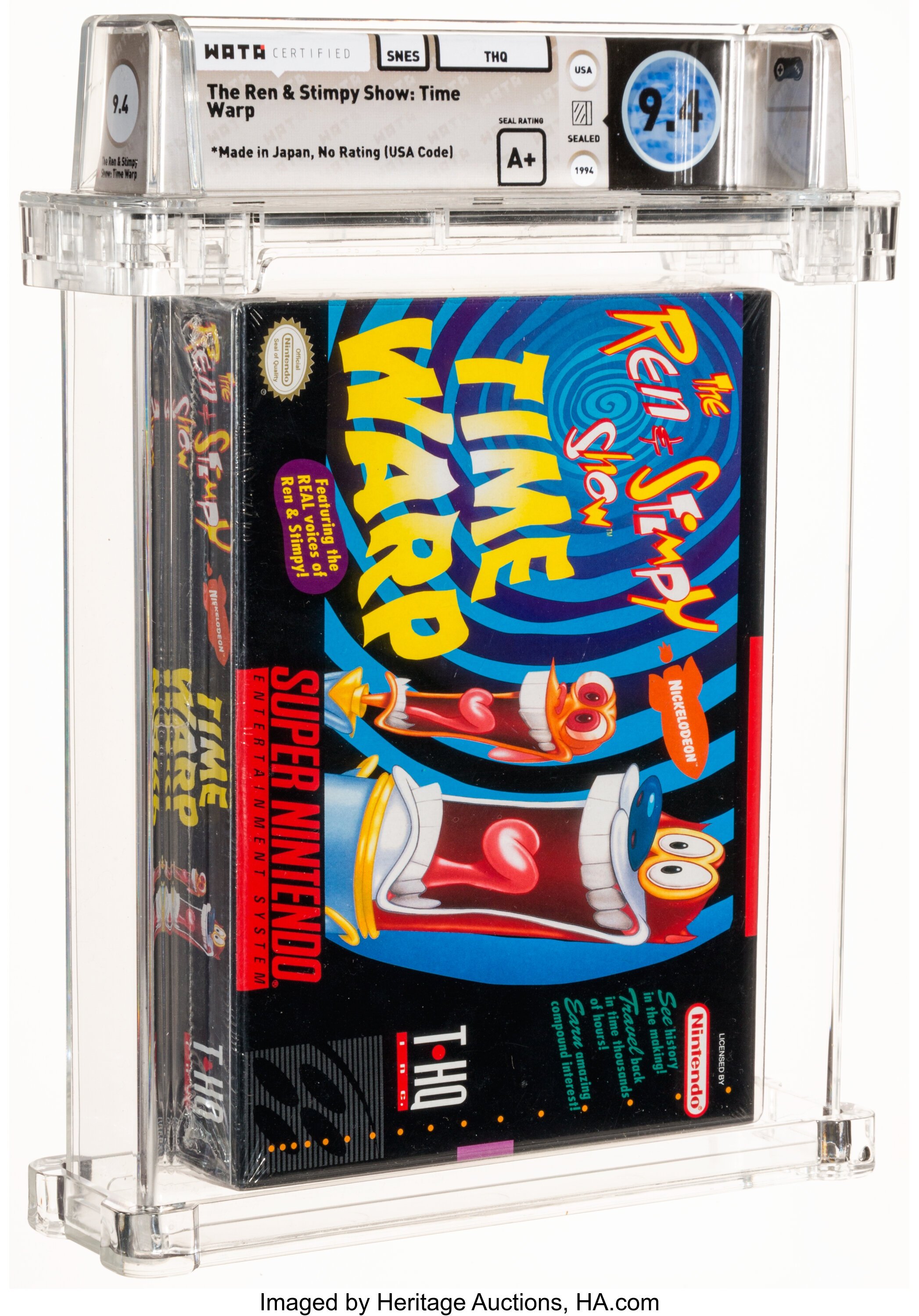 The Ren & Stimpy Show: Time Warp Super Nintendo (SNES): PSA Pop Report + Loose / CIB / Sealed Prices 2026