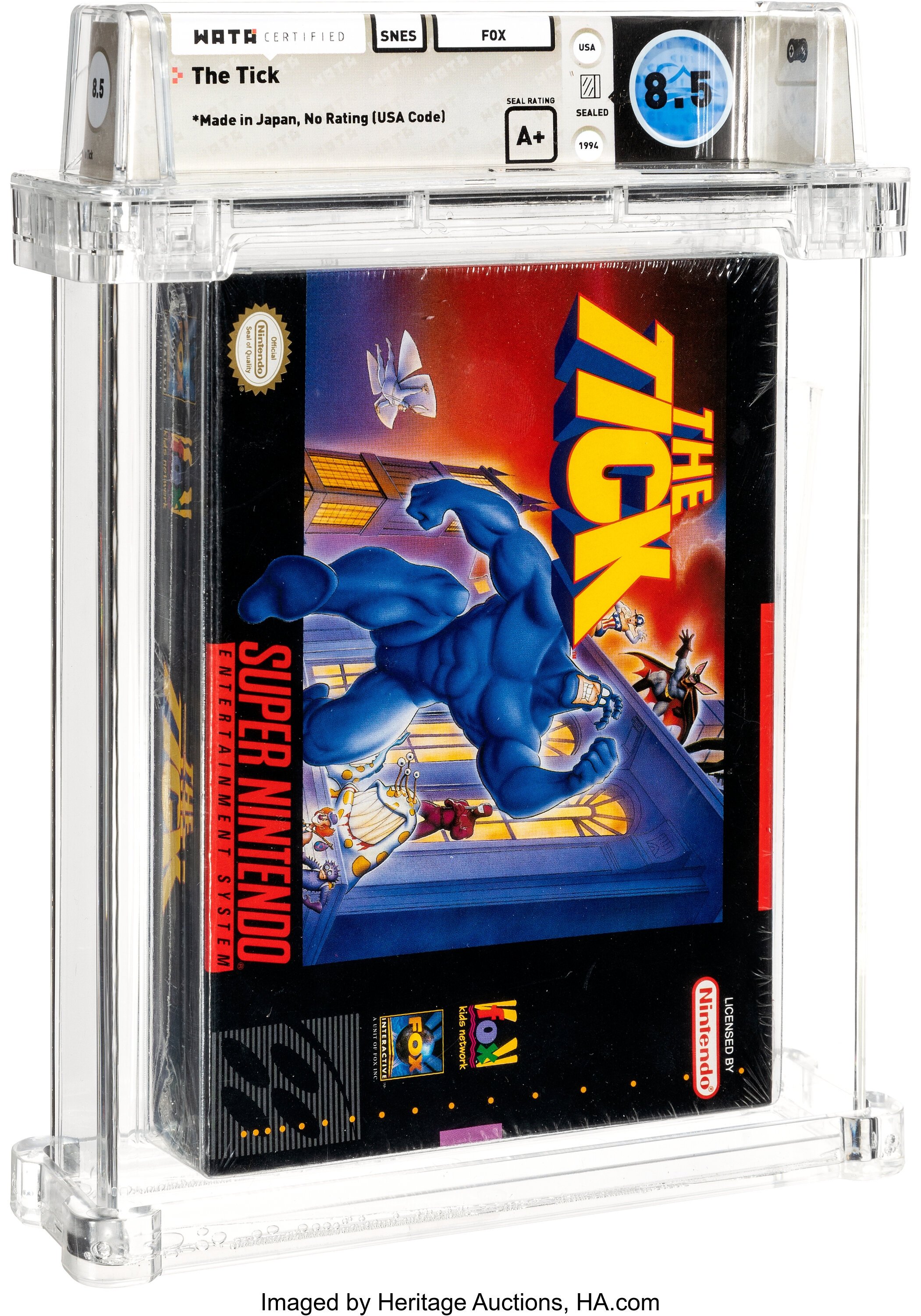 The Tick Super Nintendo (SNES): PSA Pop Report + Loose / CIB / Sealed Prices 2026
