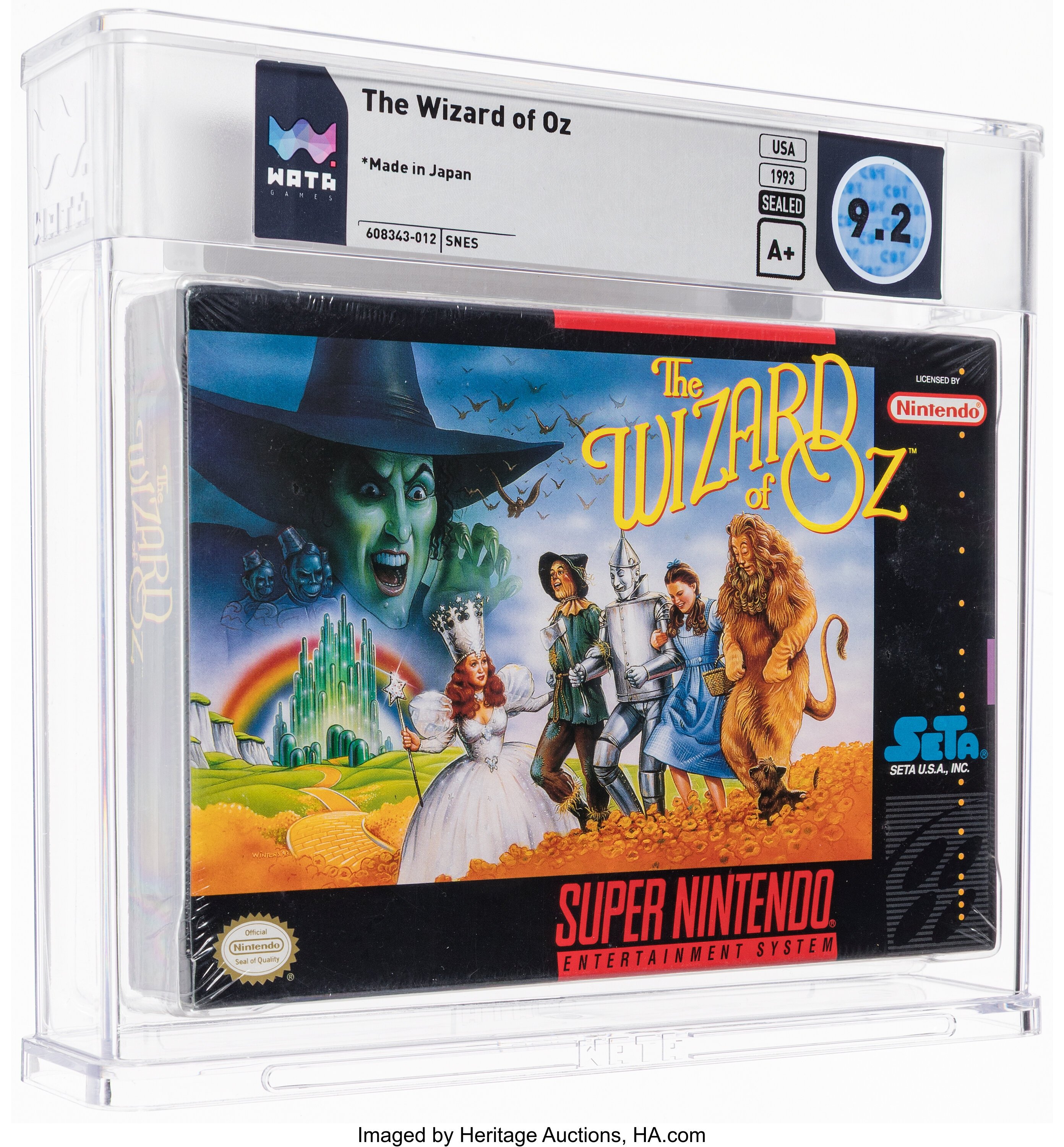 The Wizard of Oz Super Nintendo (SNES): PSA Pop Report + Loose / CIB / Sealed Prices 2026
