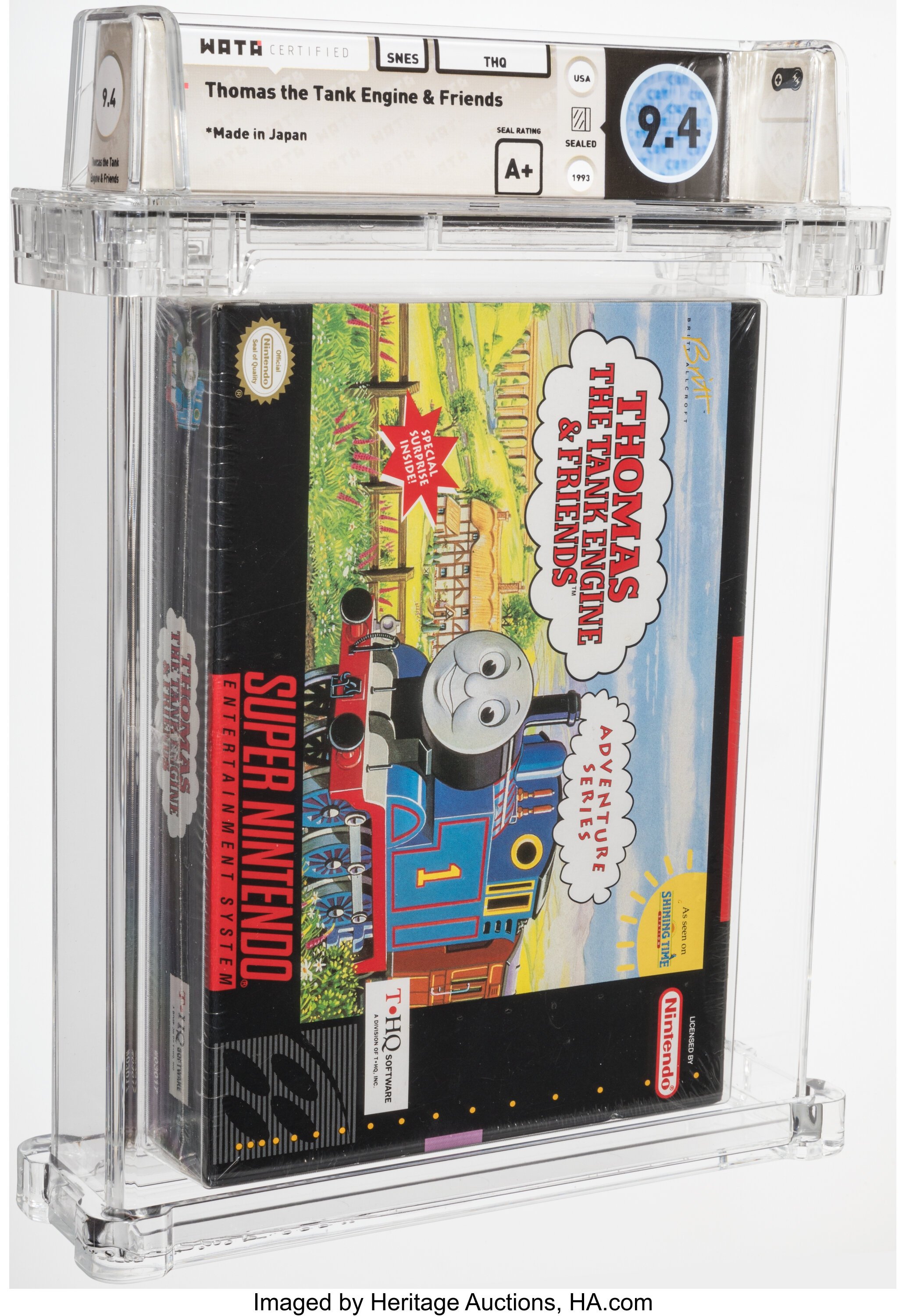 Thomas the Tank Engine & Friends Super Nintendo (SNES): PSA Pop Report + Loose / CIB / Sealed Prices 2026
