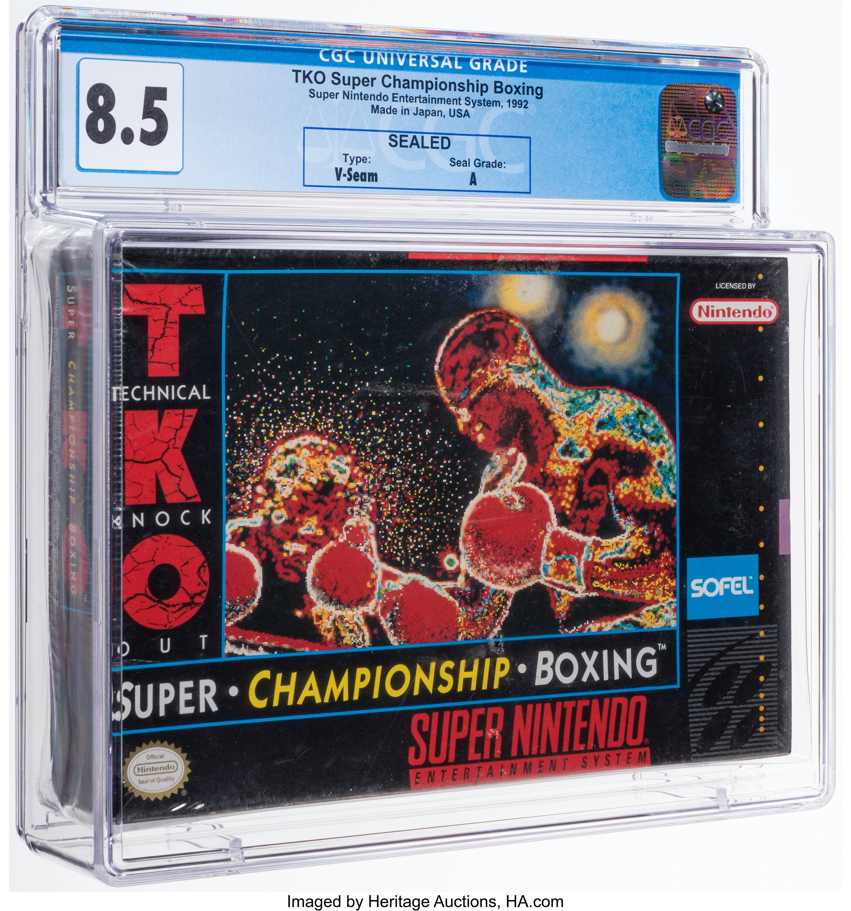 TKO Super Championship Boxing Super Nintendo (SNES): PSA Pop Report + Loose / CIB / Sealed Prices 2026