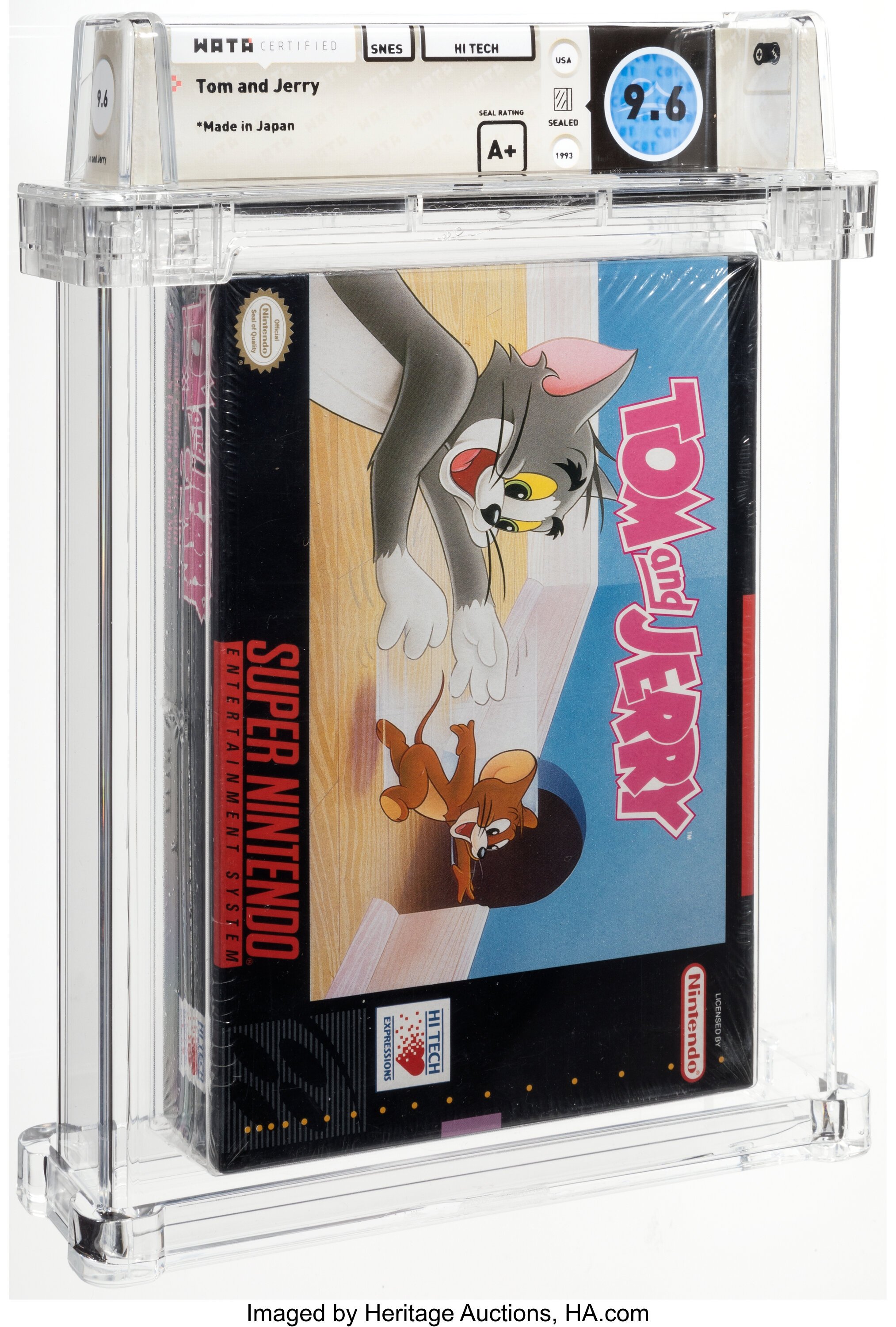 Tom and Jerry Super Nintendo (SNES): PSA Pop Report + Loose / CIB / Sealed Prices 2026