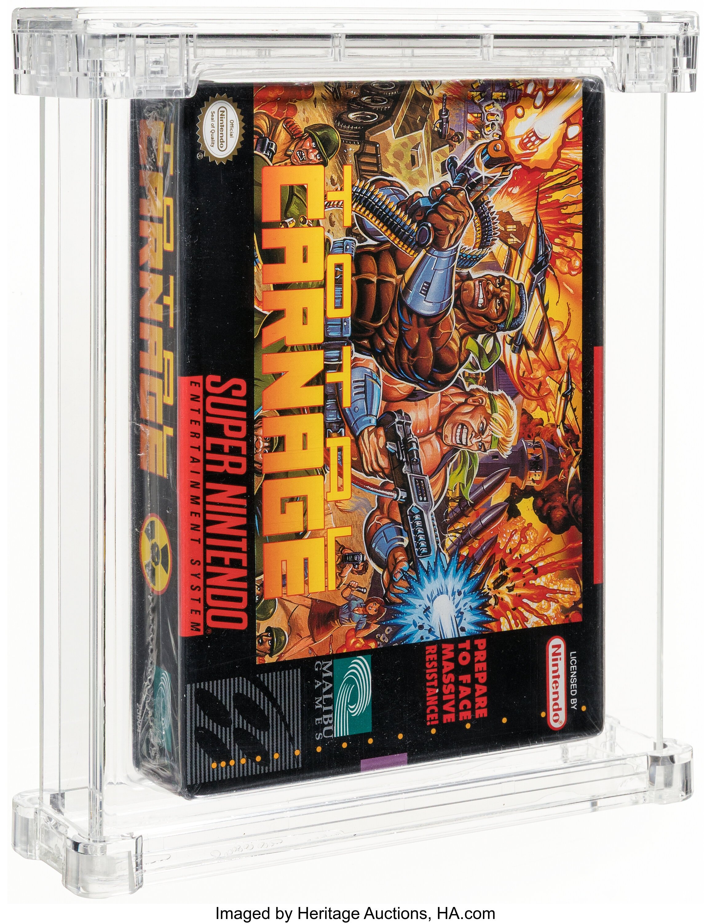 Total Carnage Super Nintendo (SNES): PSA Pop Report + Loose / CIB / Sealed Prices 2026