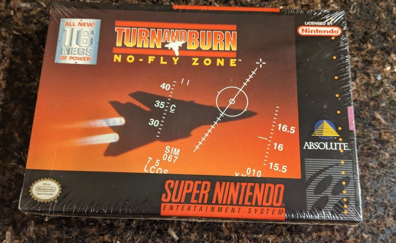 Turn and Burn: No-Fly Zone Super Nintendo (SNES): PSA Pop Report + Loose / CIB / Sealed Prices