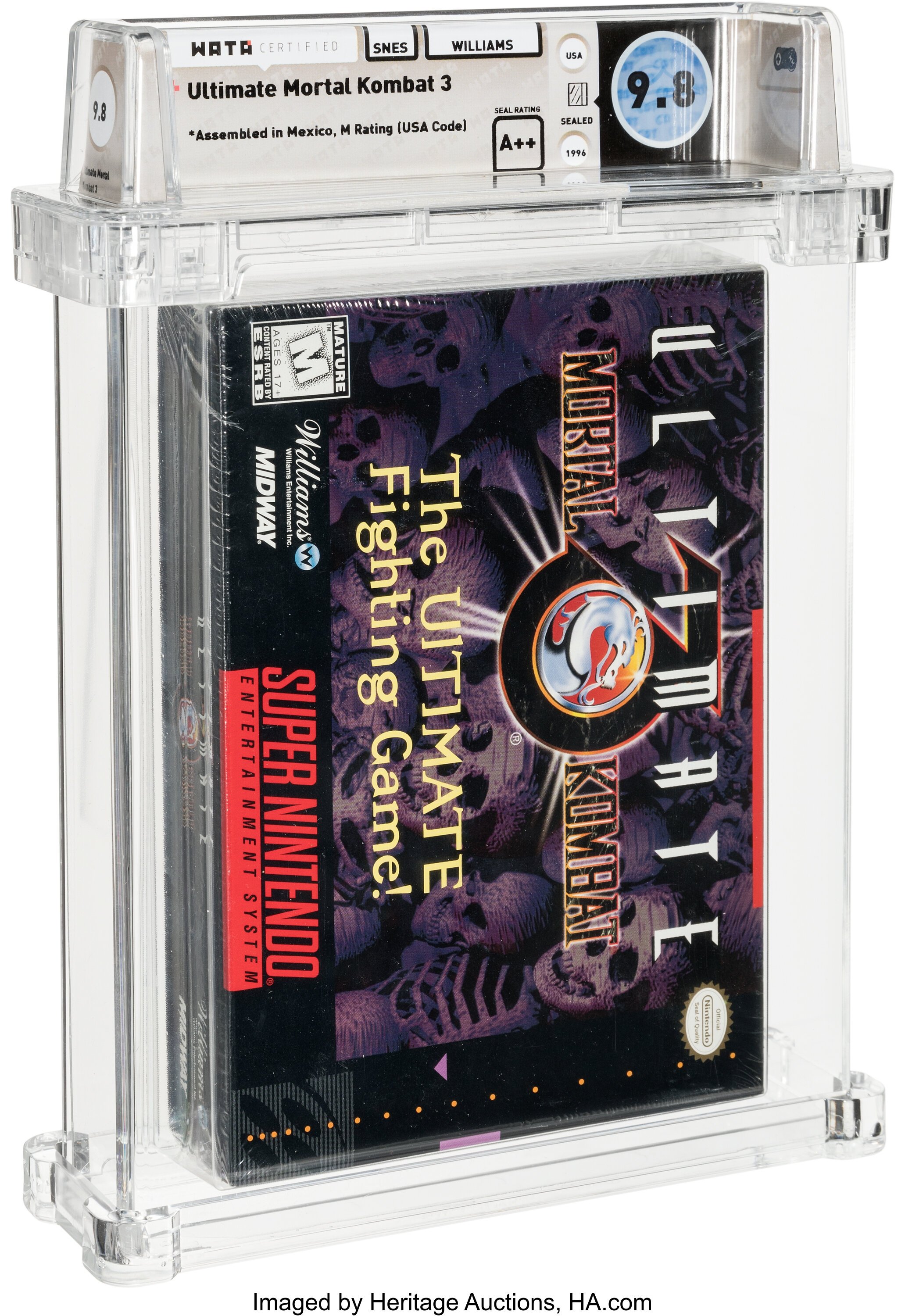 Ultimate Mortal Kombat 3 Super Nintendo (SNES): PSA Pop Report + Loose / CIB / Sealed Prices 2026