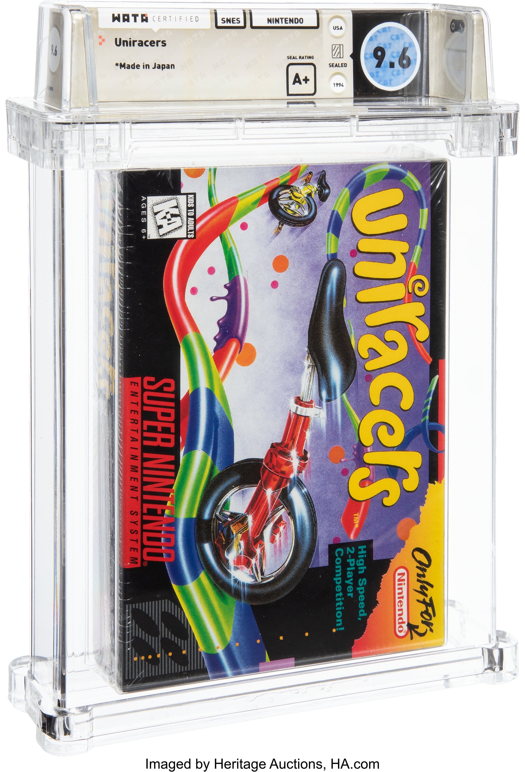 Uniracers Super Nintendo (SNES): PSA Pop Report + Loose / CIB / Sealed Prices 2026