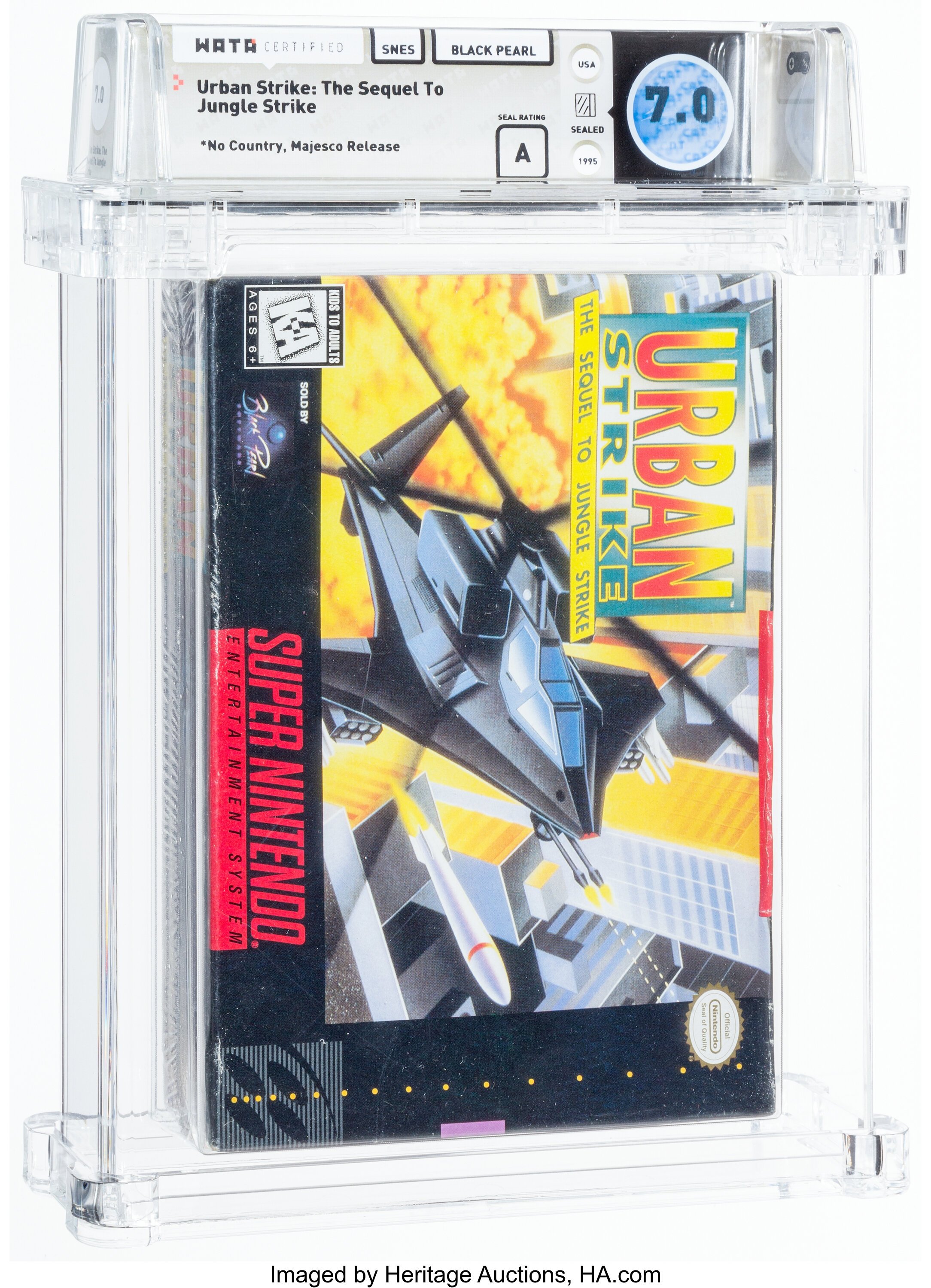 Urban Strike: The Sequel To Jungle Strike Super Nintendo (SNES): PSA Pop Report + Loose / CIB / Sealed Prices 2026
