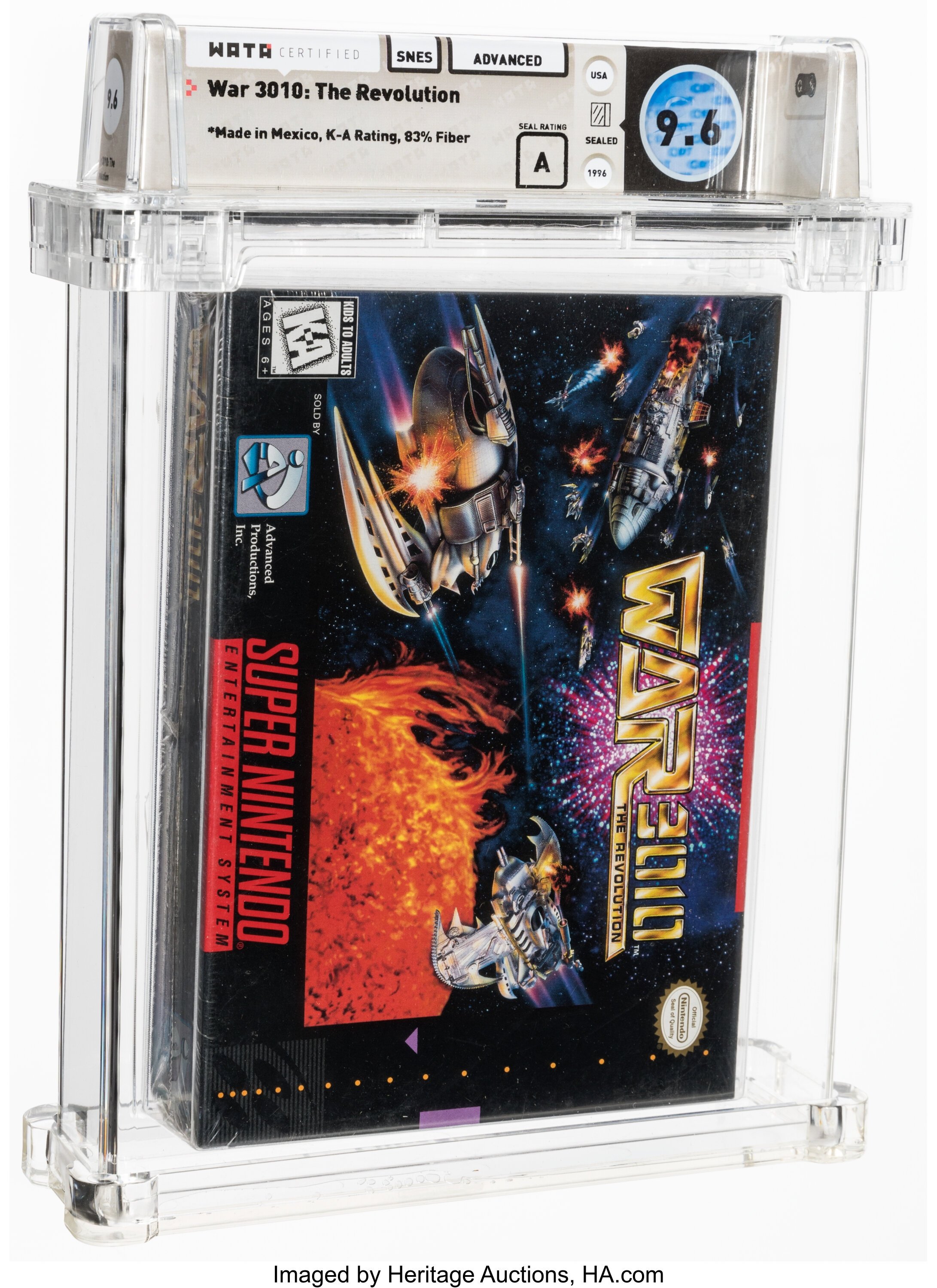 War 3010: The Revolution Super Nintendo (SNES): PSA Pop Report + Loose / CIB / Sealed Prices 2026