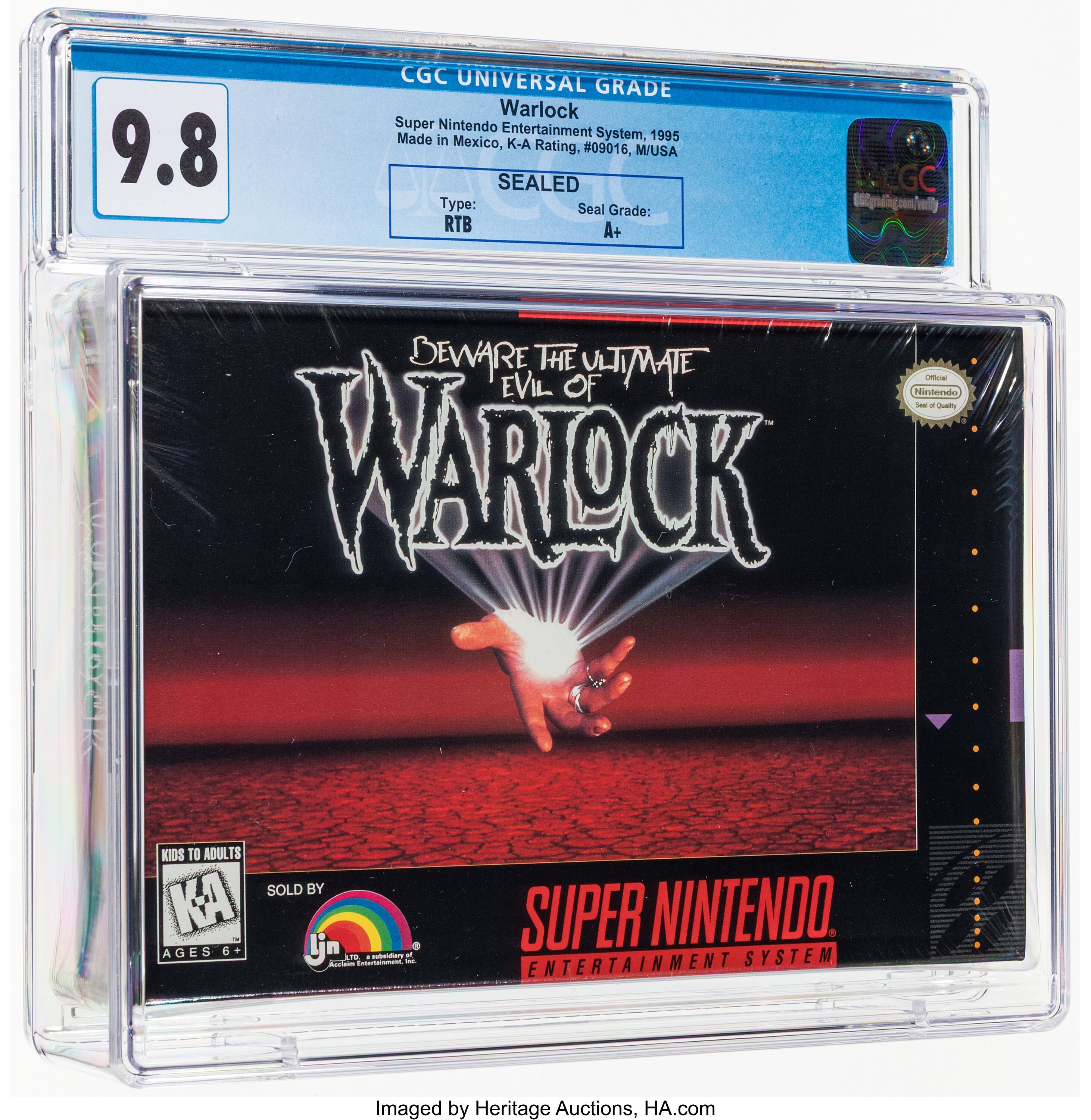 Warlock Super Nintendo (SNES): PSA Pop Report + Loose / CIB / Sealed Prices 2026
