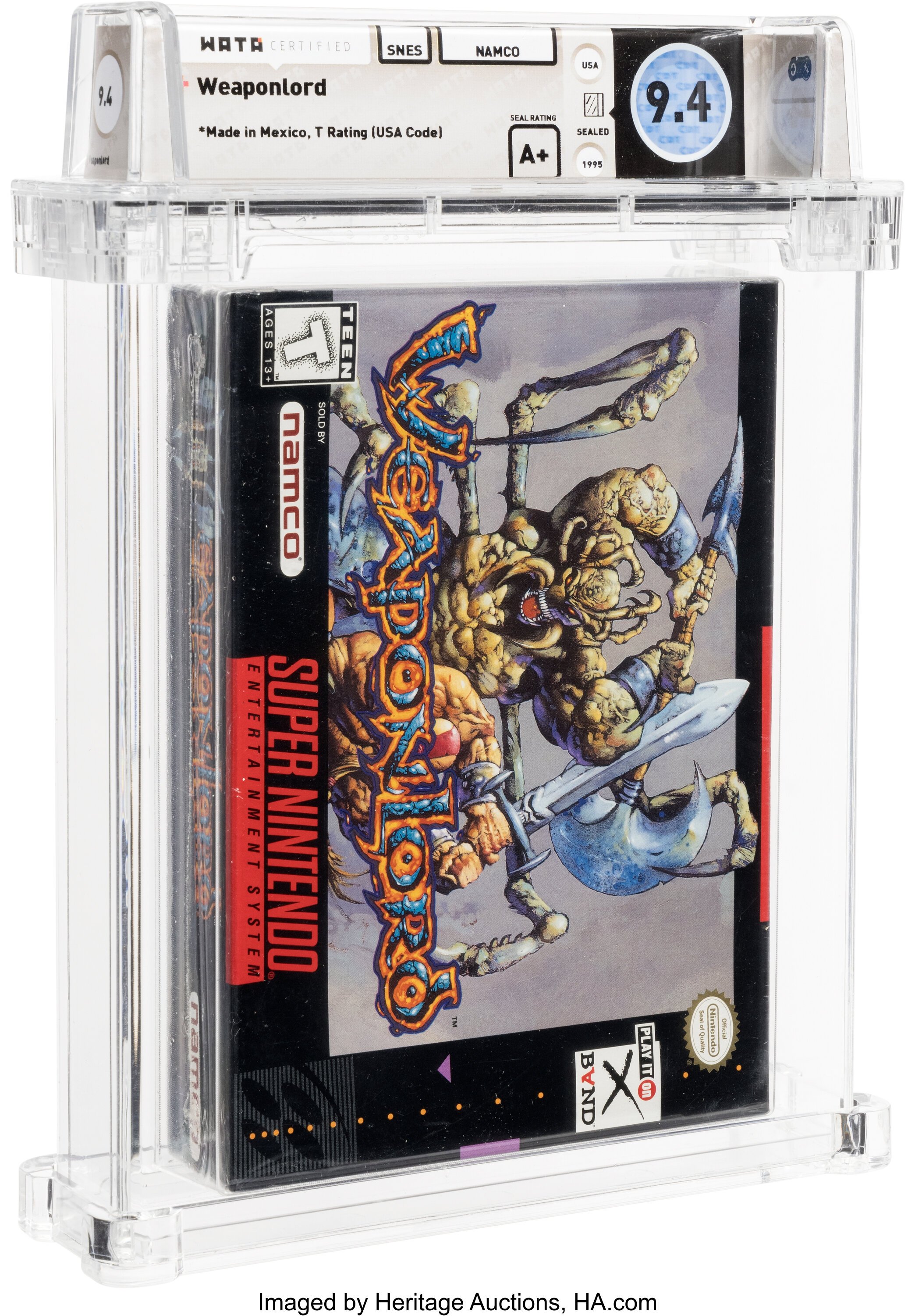 Weaponlord Super Nintendo (SNES): PSA Pop Report + Loose / CIB / Sealed Prices 2026