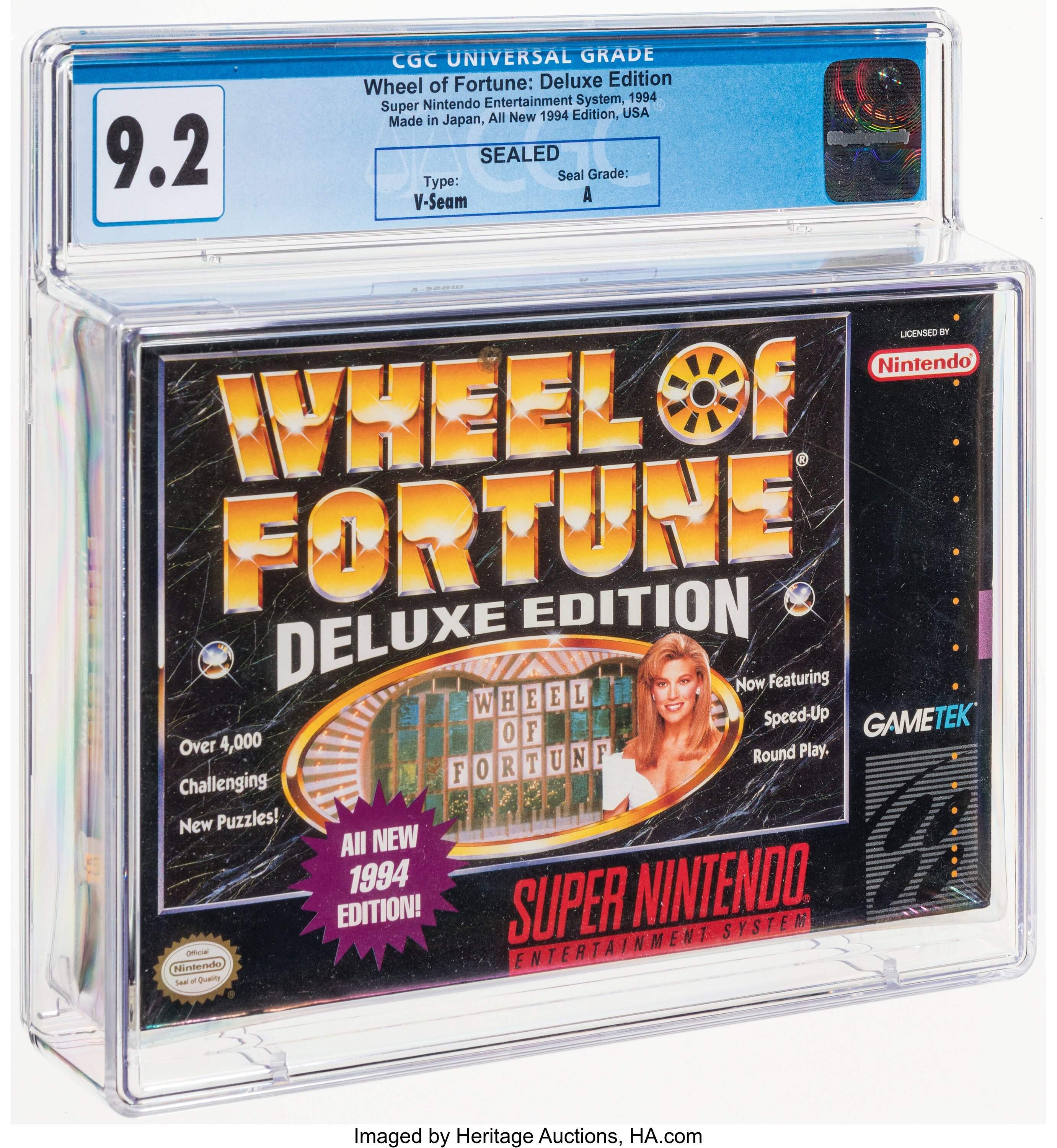 Wheel of Fortune Deluxe! Super Nintendo (SNES): PSA Pop Report + Loose / CIB / Sealed Prices 2026