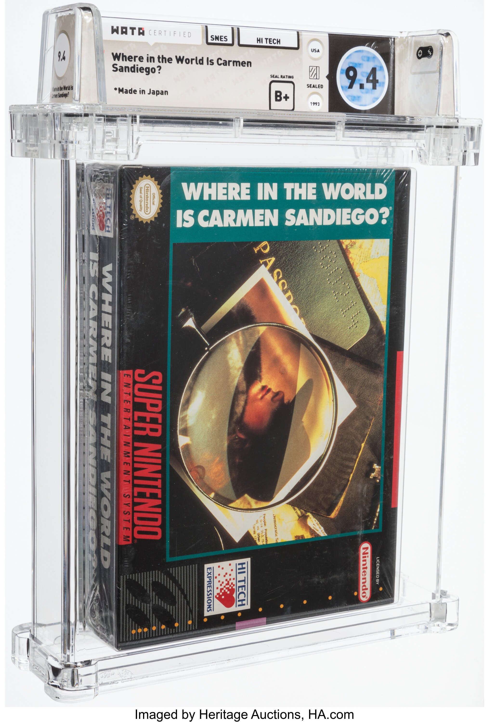 Where in the World Is Carmen Sandiego? Super Nintendo (SNES): PSA Pop Report + Loose / CIB / Sealed Prices 2026