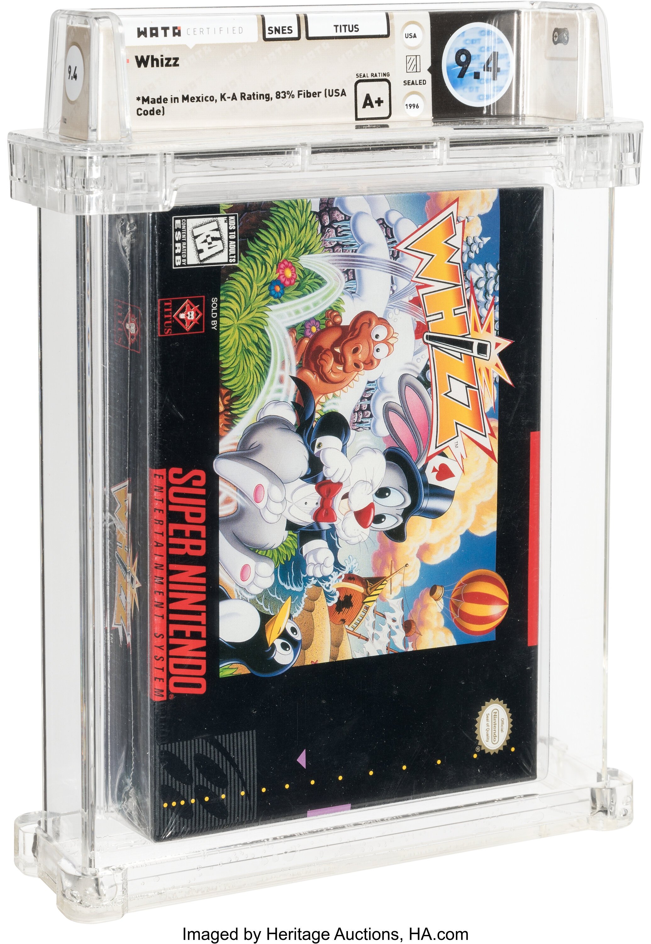Whizz Super Nintendo (SNES): PSA Pop Report + Loose / CIB / Sealed Prices 2026