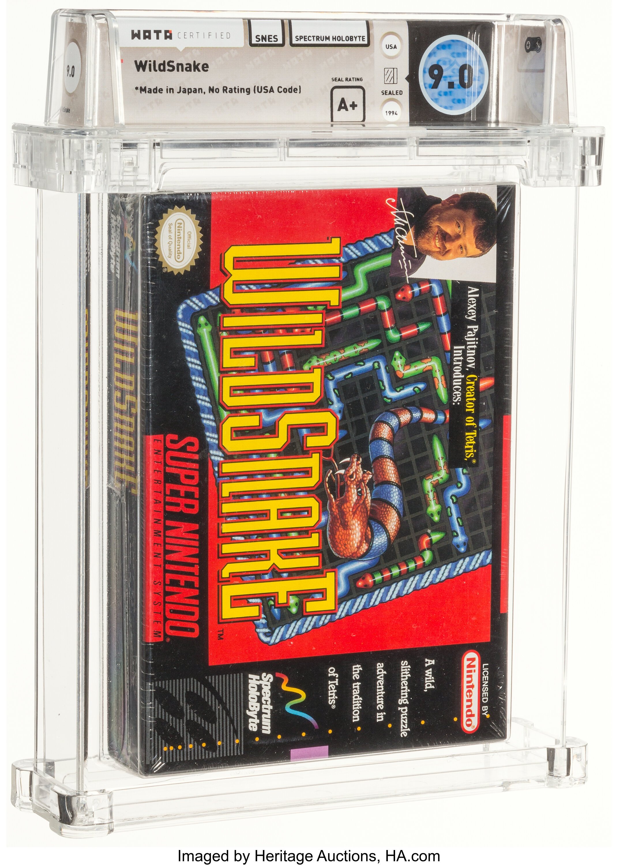 WildSnake Super Nintendo (SNES): PSA Pop Report + Loose / CIB / Sealed Prices 2026