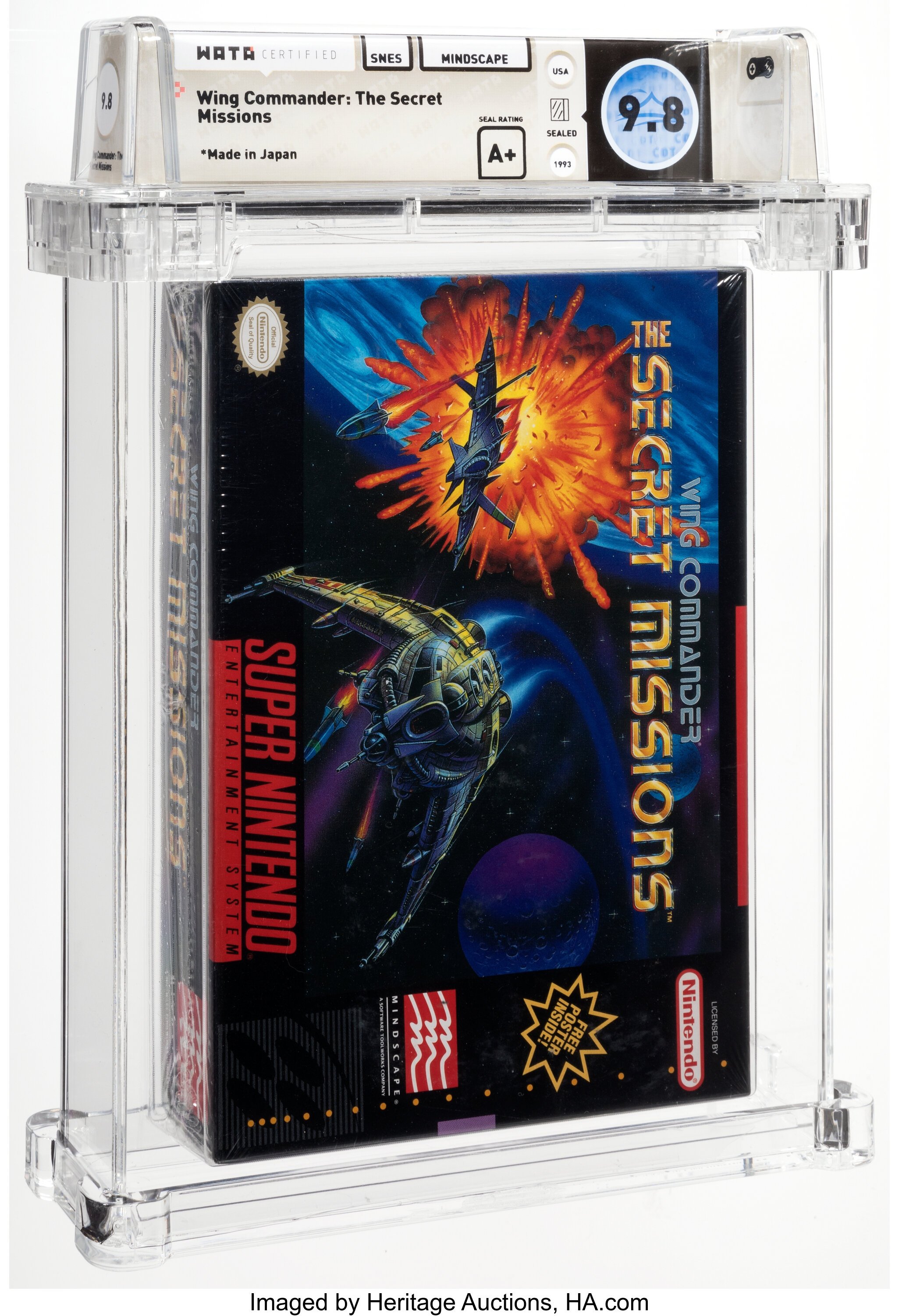 Wing Commander: The Secret Missions Super Nintendo (SNES): PSA Pop Report + Loose / CIB / Sealed Prices 2026