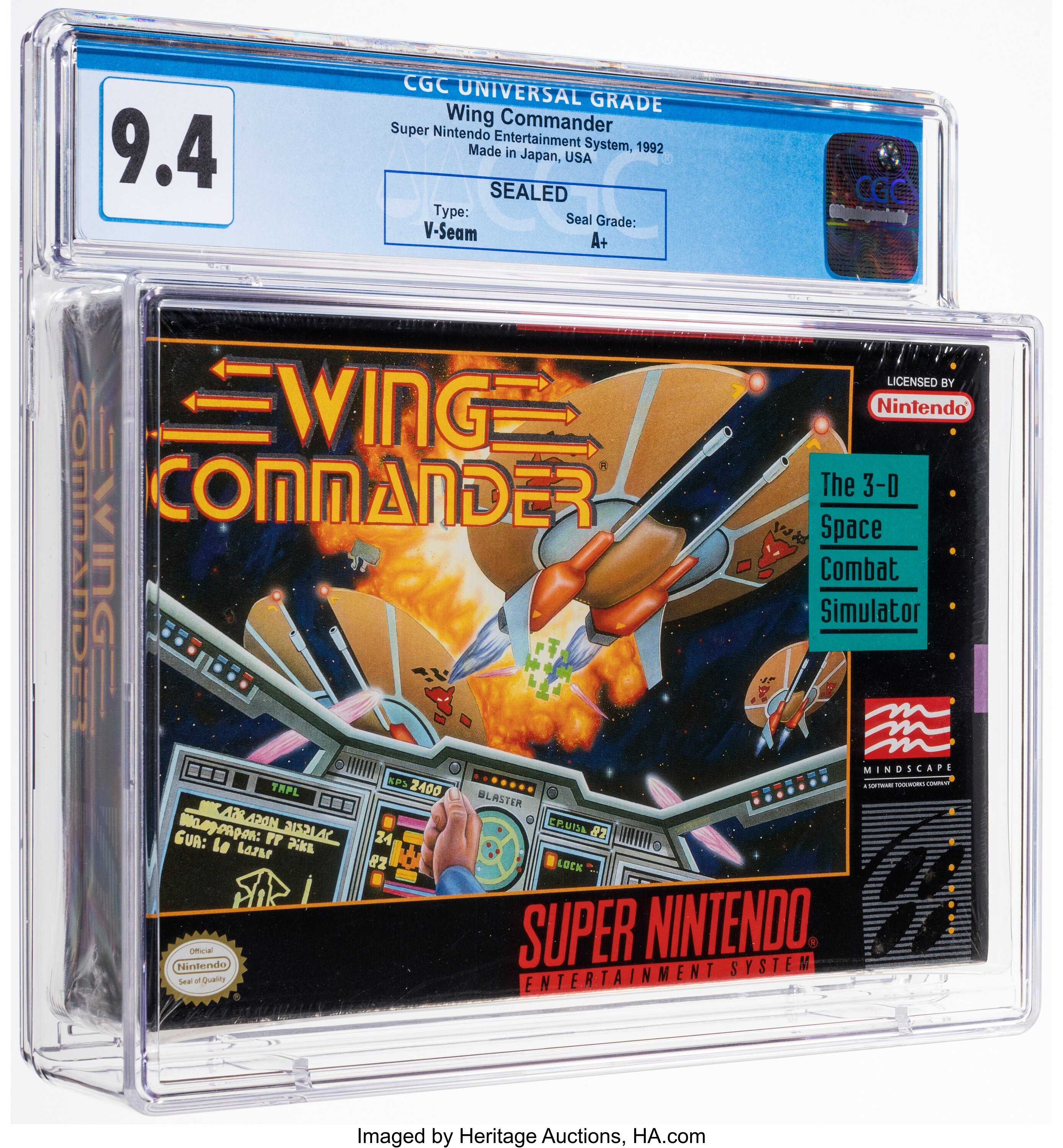 Wing Commander Super Nintendo (SNES): PSA Pop Report + Loose / CIB / Sealed Prices 2026