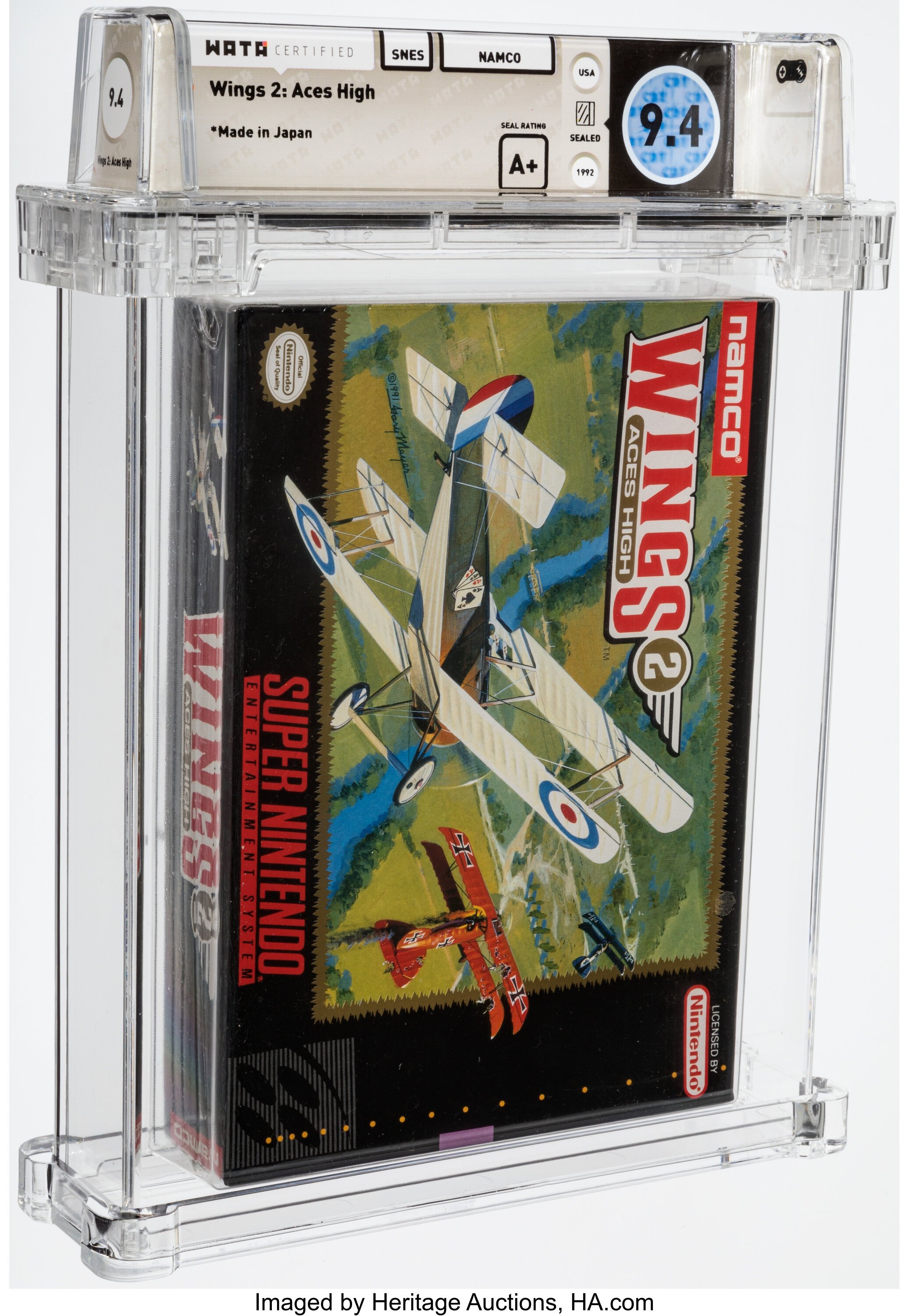 Wings 2: Aces High Super Nintendo (SNES): PSA Pop Report + Loose / CIB / Sealed Prices 2026
