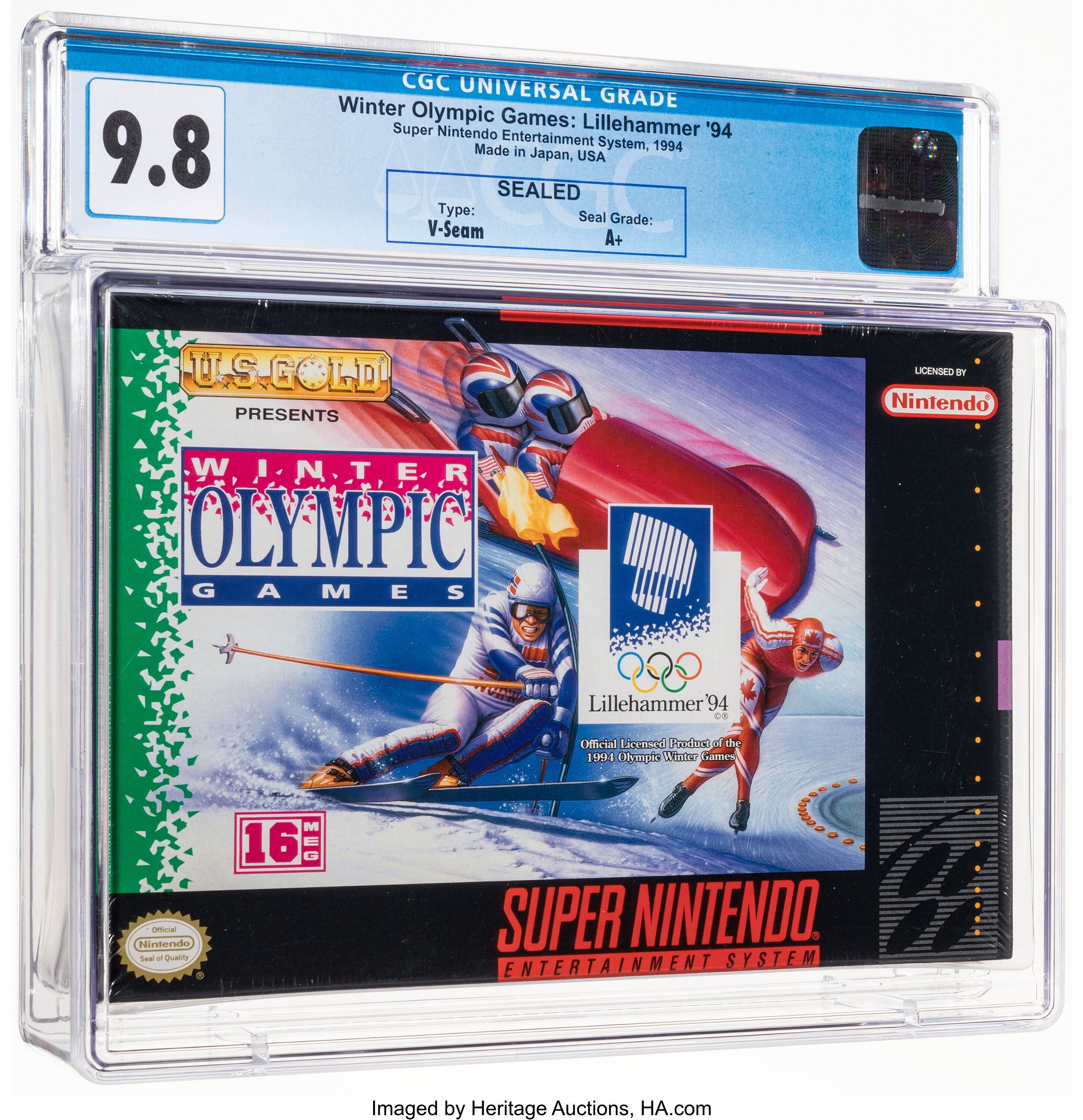 Winter Olympic Games: Lillehammer '94 Super Nintendo (SNES): PSA Pop Report + Loose / CIB / Sealed Prices 2026