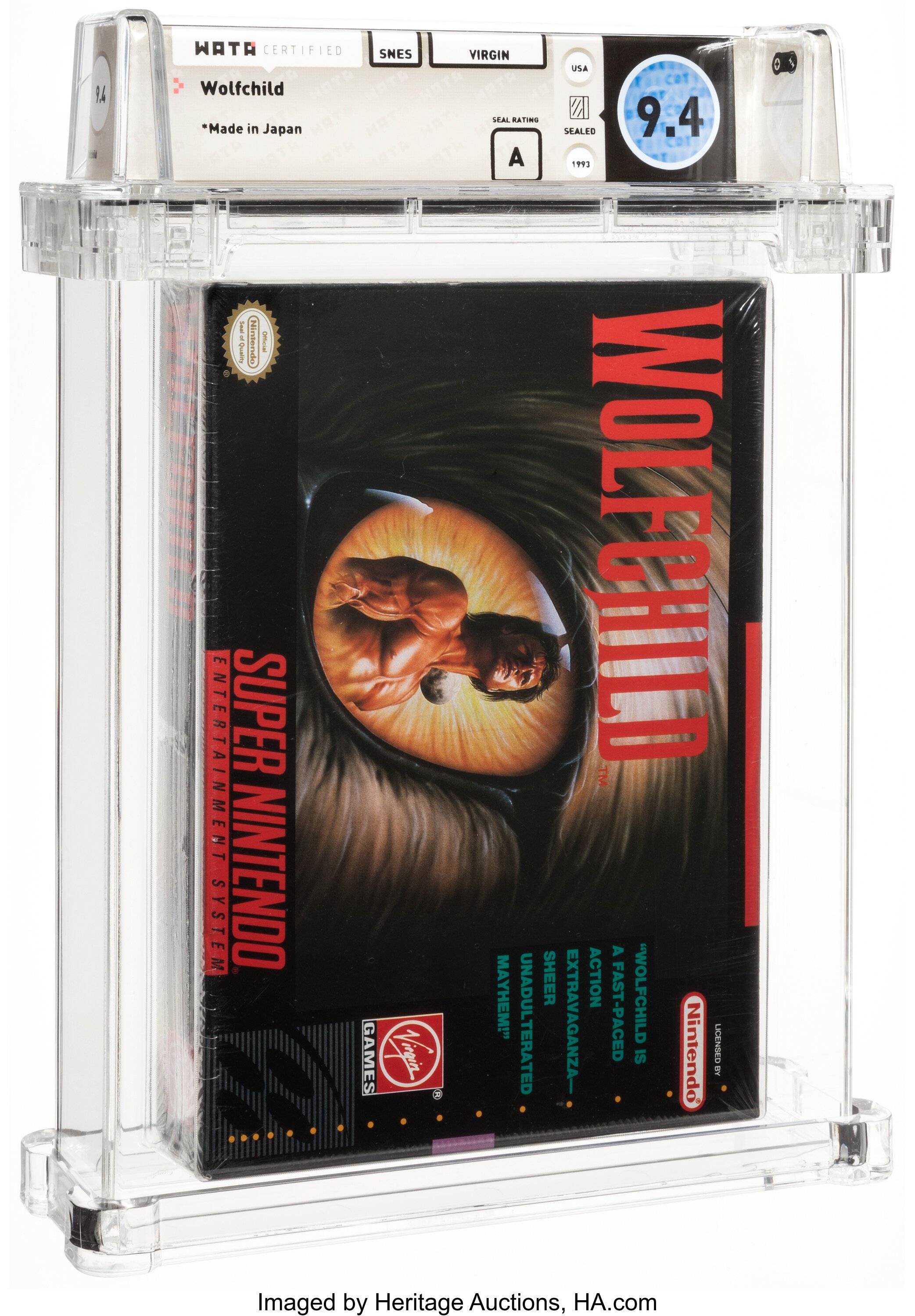 Wolfchild Super Nintendo (SNES): PSA Pop Report + Loose / CIB / Sealed Prices 2026
