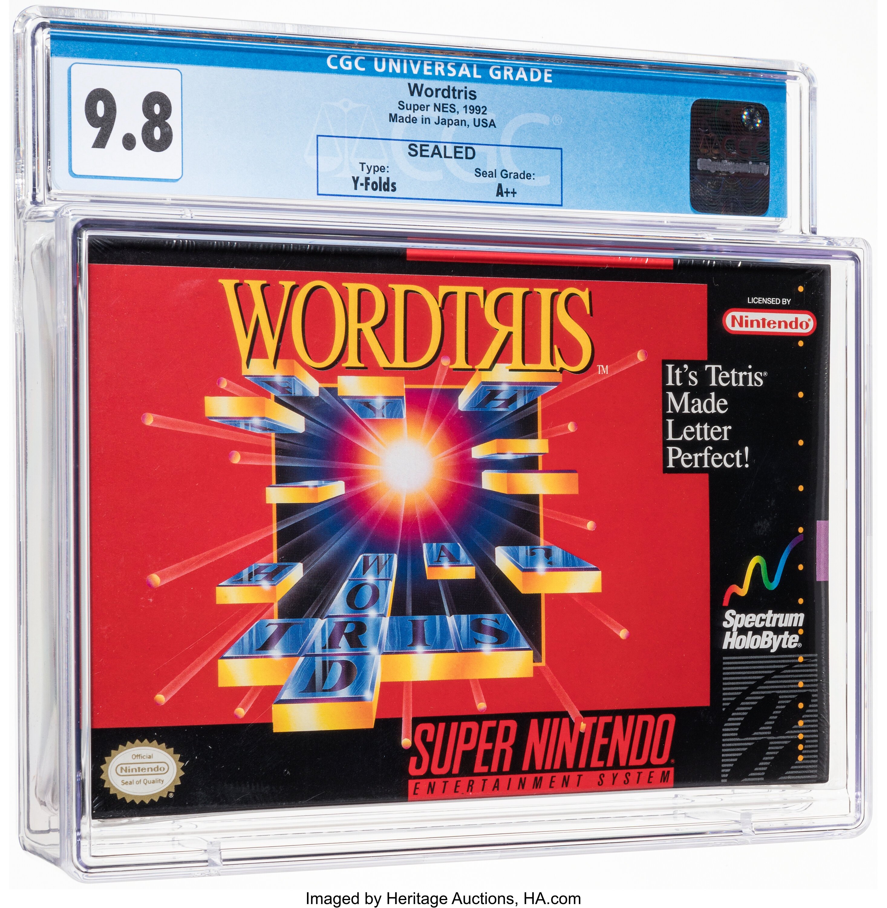 Wordtris Super Nintendo (SNES): PSA Pop Report + Loose / CIB / Sealed Prices 2026