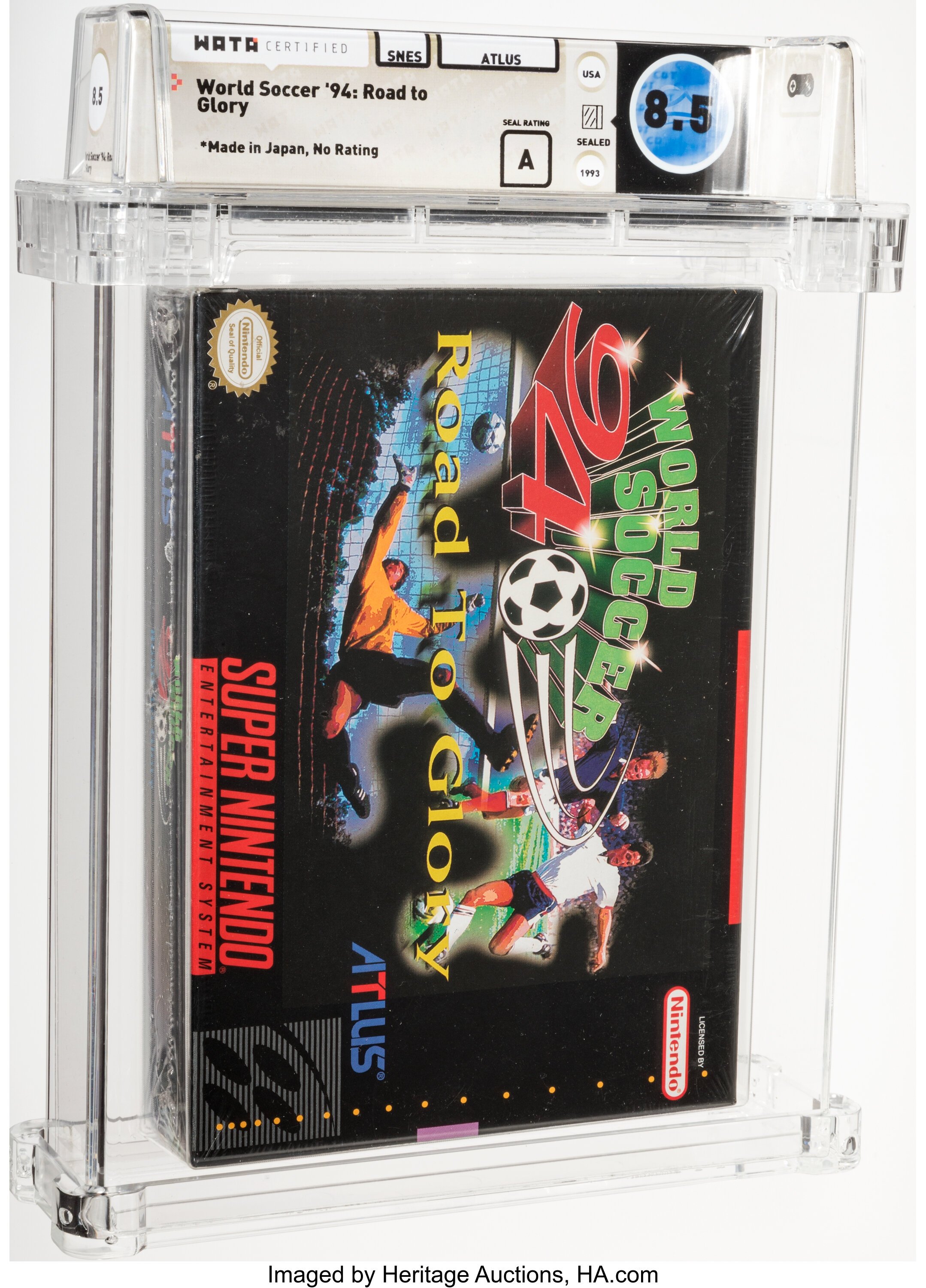 World Soccer '94: Road to Glory Super Nintendo (SNES): PSA Pop Report + Loose / CIB / Sealed Prices 2026