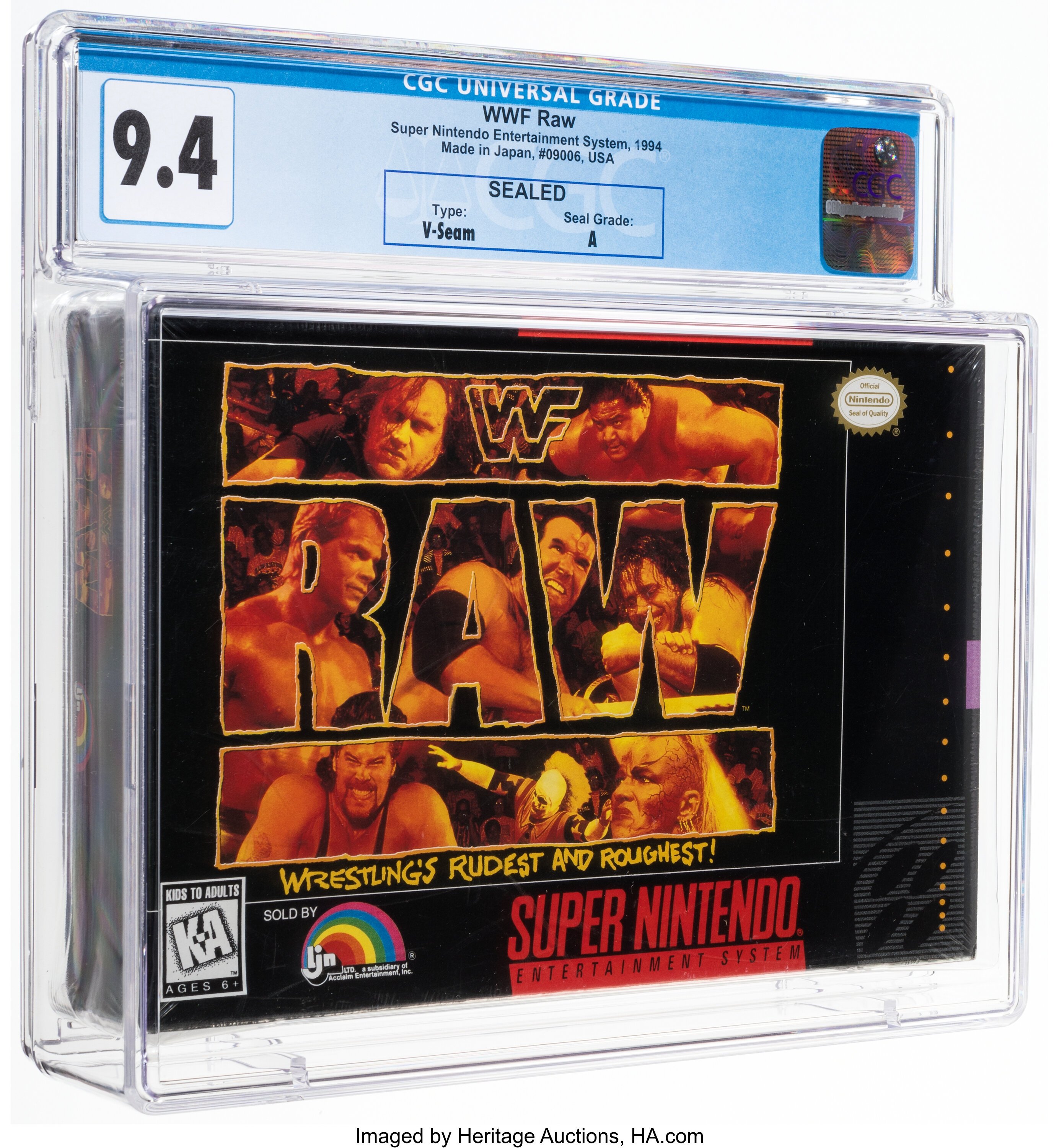 WWF RAW Super Nintendo (SNES): PSA Pop Report + Loose / CIB / Sealed Prices 2026