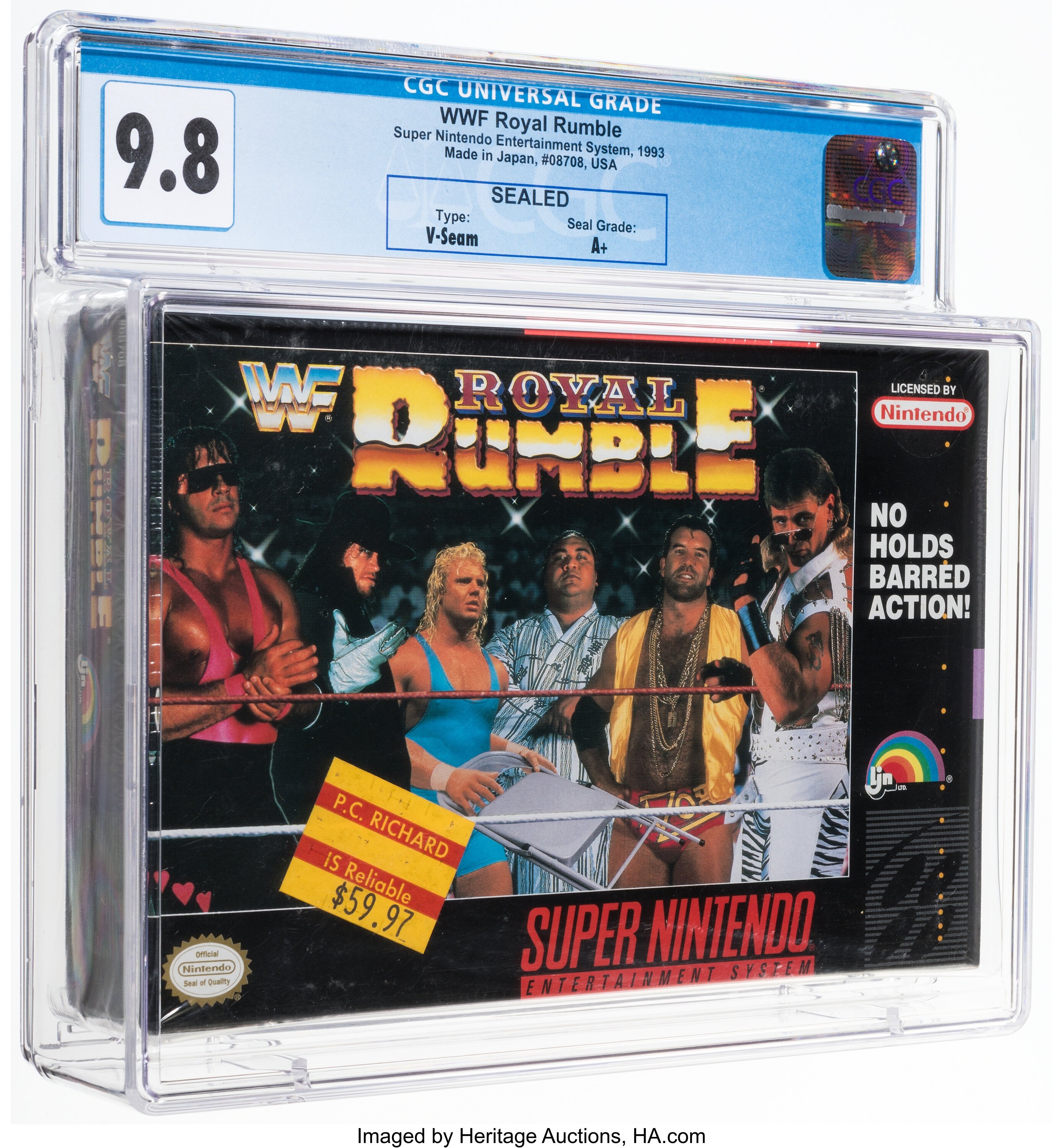 WWF Royal Rumble Super Nintendo (SNES): PSA Pop Report + Loose / CIB / Sealed Prices 2026