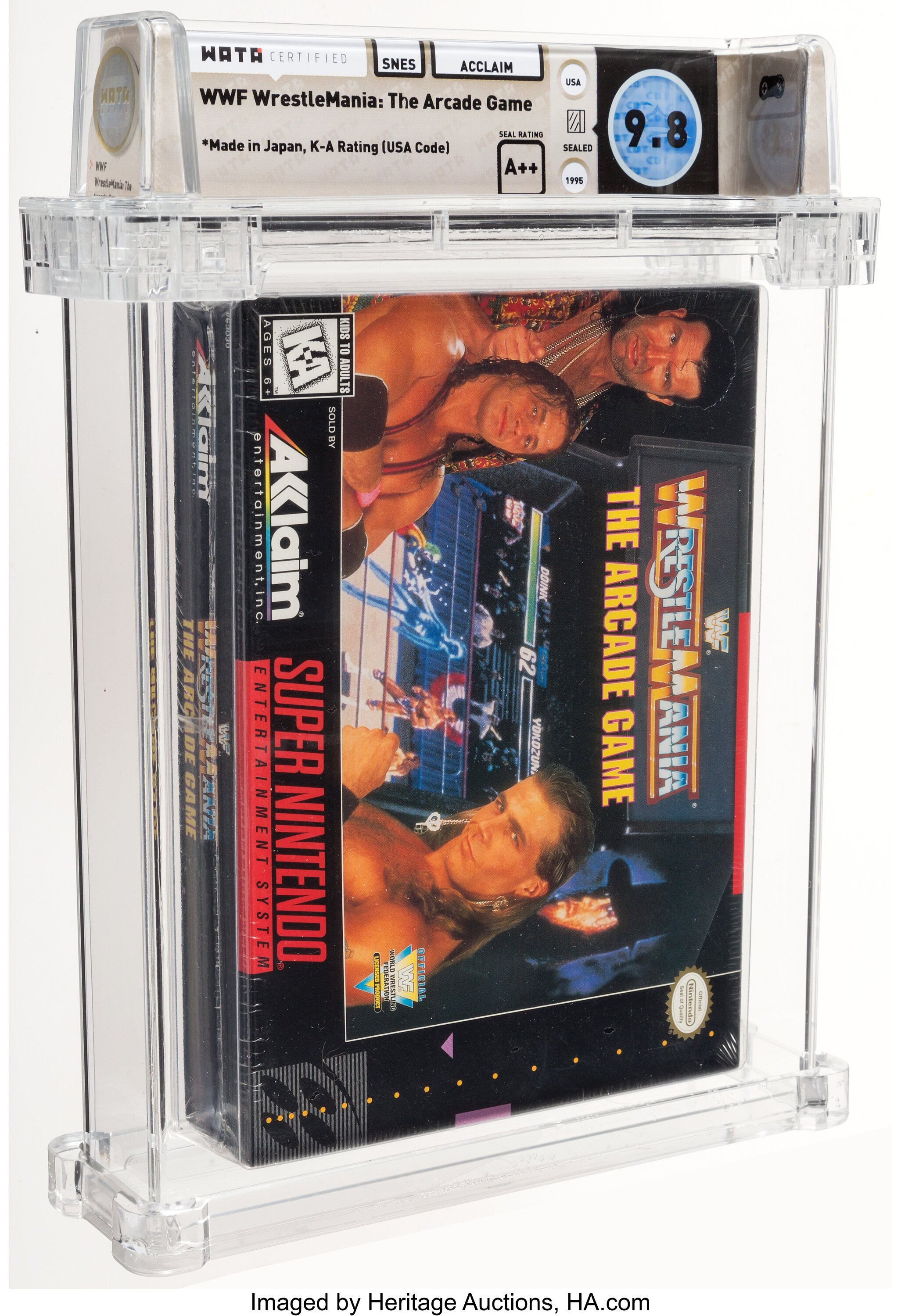 WWF WrestleMania: The Arcade Game Super Nintendo (SNES): PSA Pop Report + Loose / CIB / Sealed Prices 2026