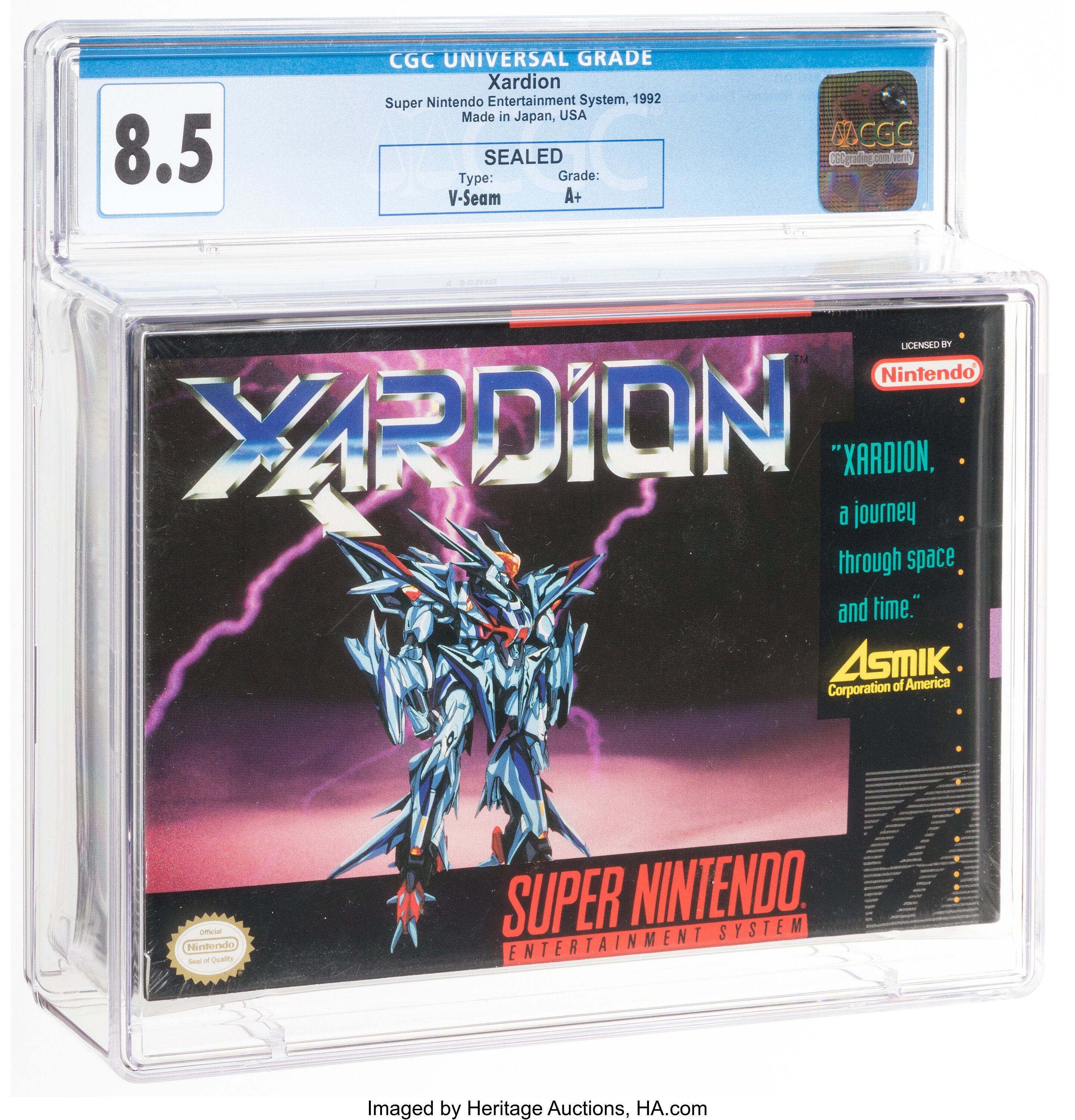 Xardion Super Nintendo (SNES): PSA Pop Report + Loose / CIB / Sealed Prices 2026