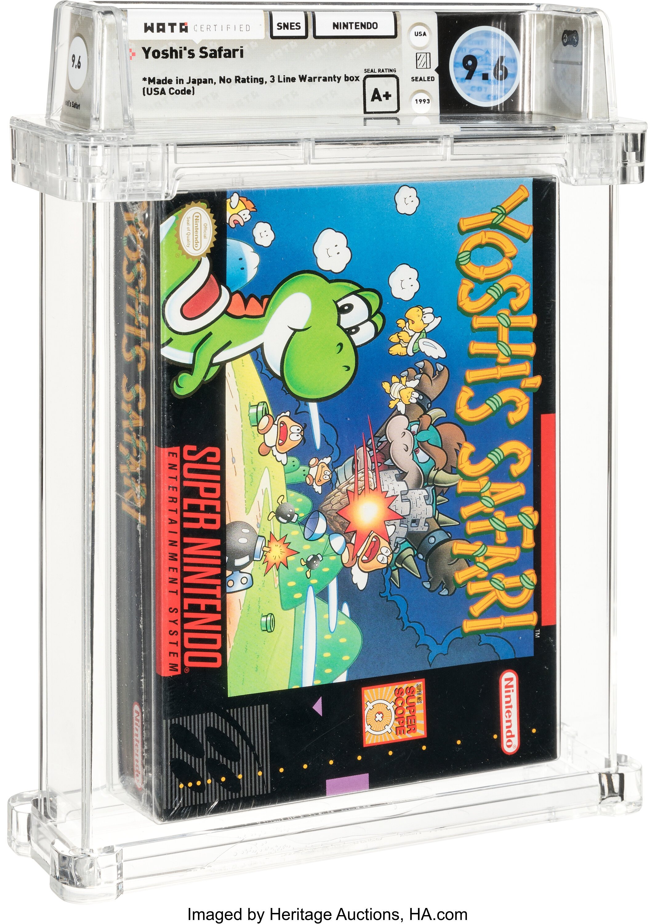 Yoshi's Safari Super Nintendo (SNES): PSA Pop Report + Loose / CIB / Sealed Prices 2026